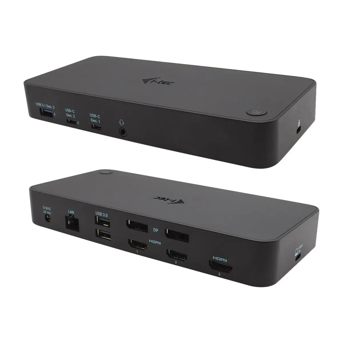 i-tec USB 3.0/USB-C/Thunderbolt 3x 4K Docking Station + Power Delivery C7