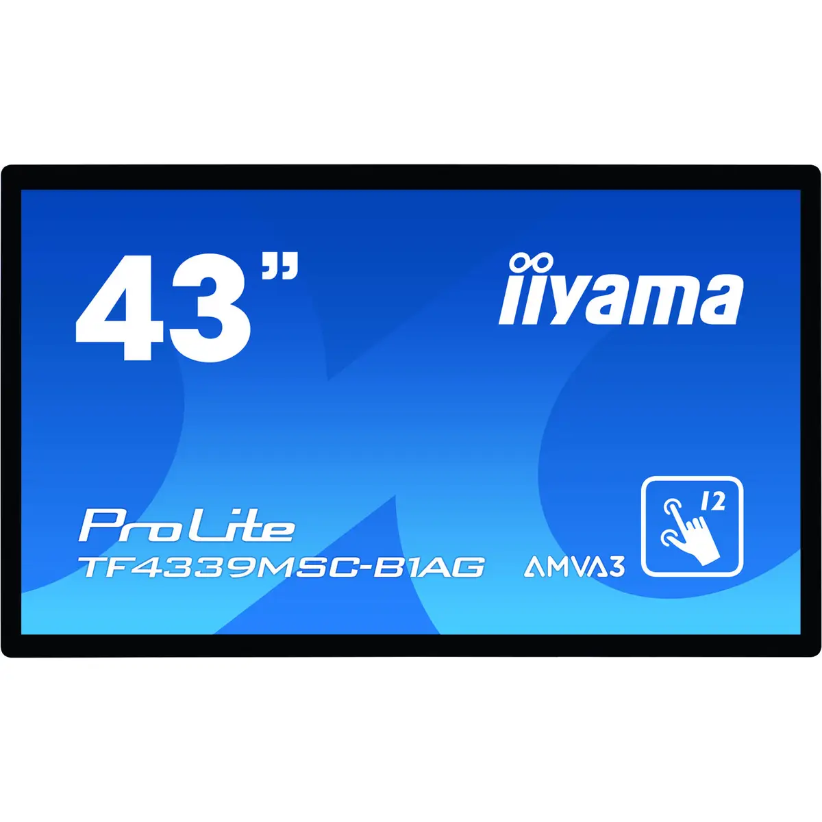 ProLite TF4339MSC-B1AG 109cm (43") Display 1920x1080 Pixel 400 cd/m² 4000:1 8ms Schwarz
