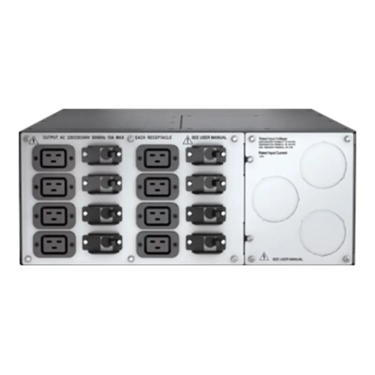 Service Bypass Panel 230V 125A HW input IEC-320 output (8) C19