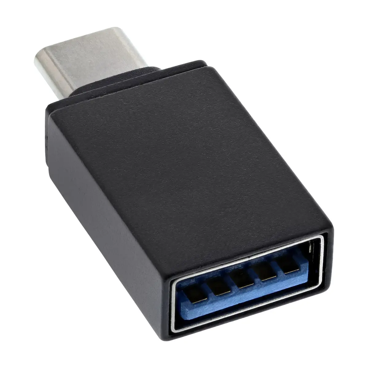 USB-C aif USB-A Adapter Schwarz