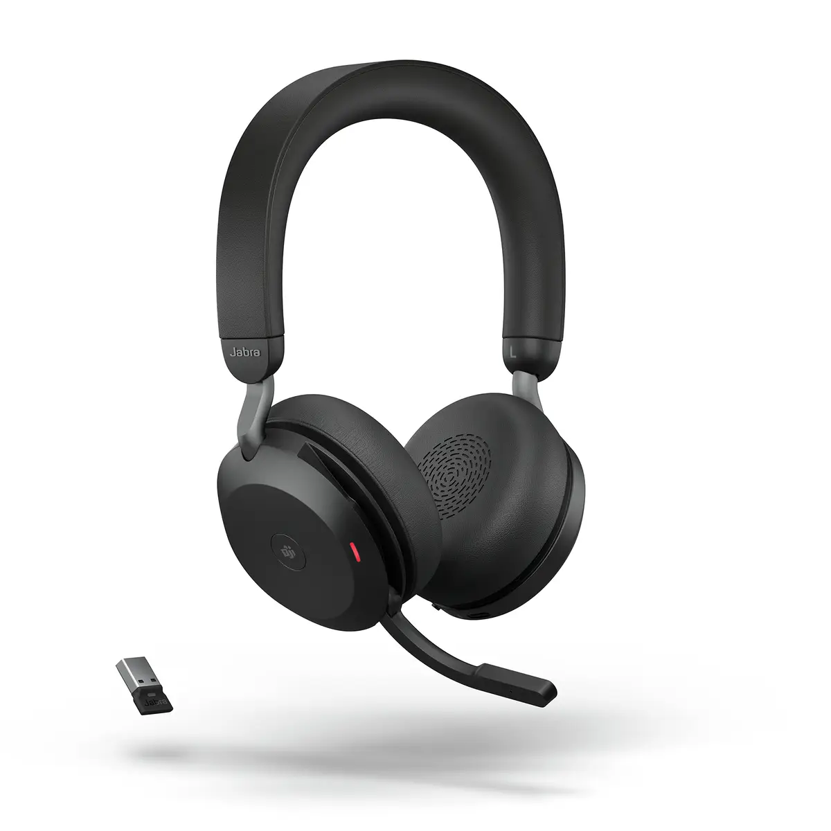Evolve2 75 LINK380A MS Binaural Bluetooth Schwarz USB-A mit Ladeständer