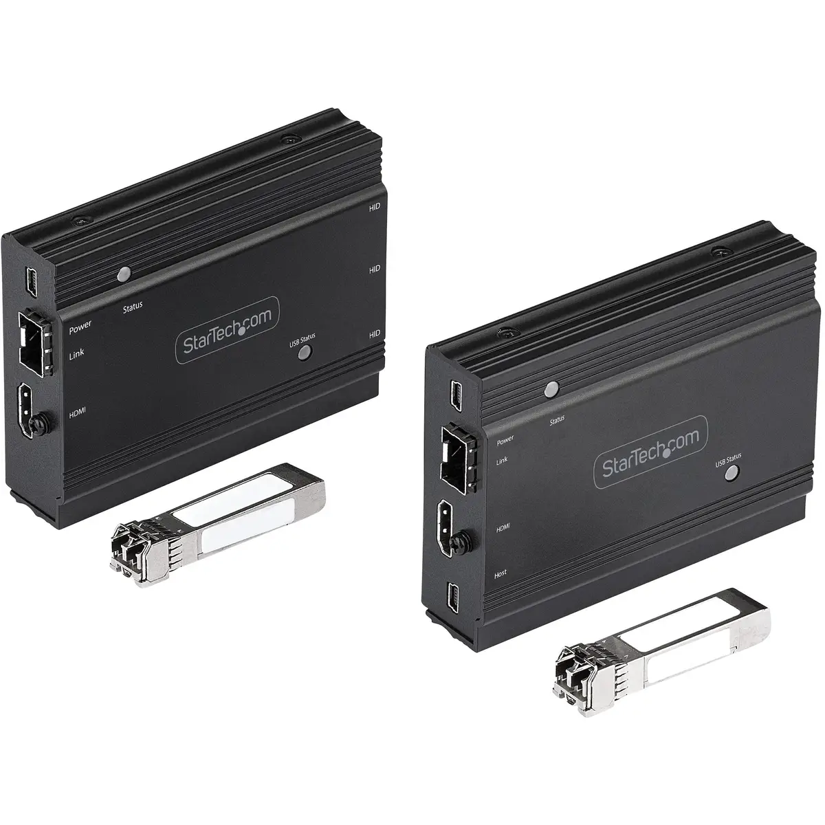 4K HDMI LWL Extender HDMI Video & USB Remote KVM Switch 2x 10G MMF SFP+