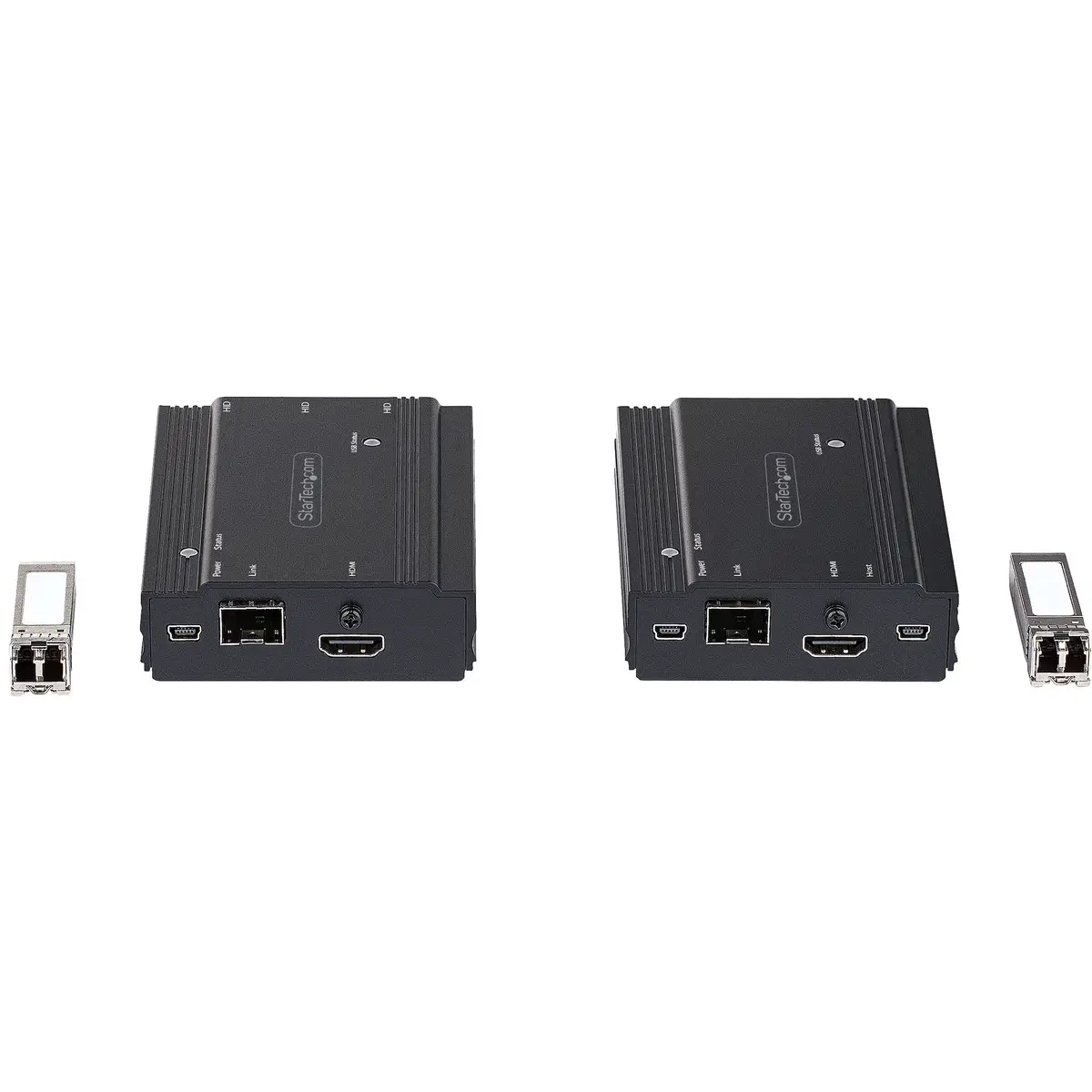 4K HDMI LWL Extender HDMI Video & USB Remote KVM Switch 2x 10G MMF SFP+