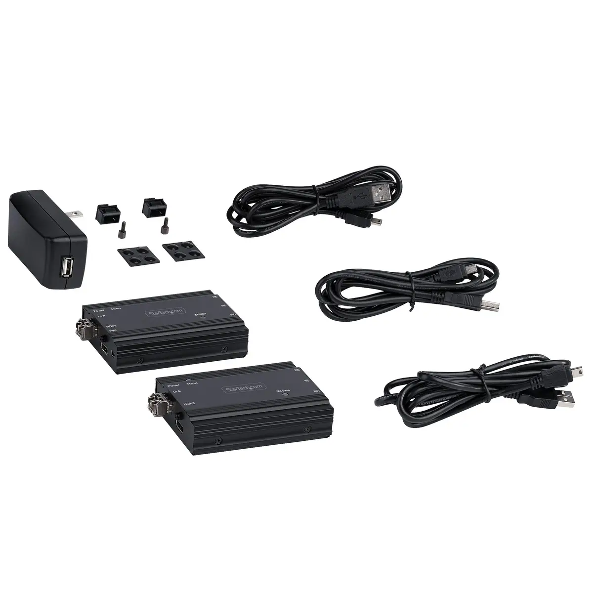 4K HDMI LWL Extender HDMI Video & USB Remote KVM Switch 2x 10G MMF SFP+