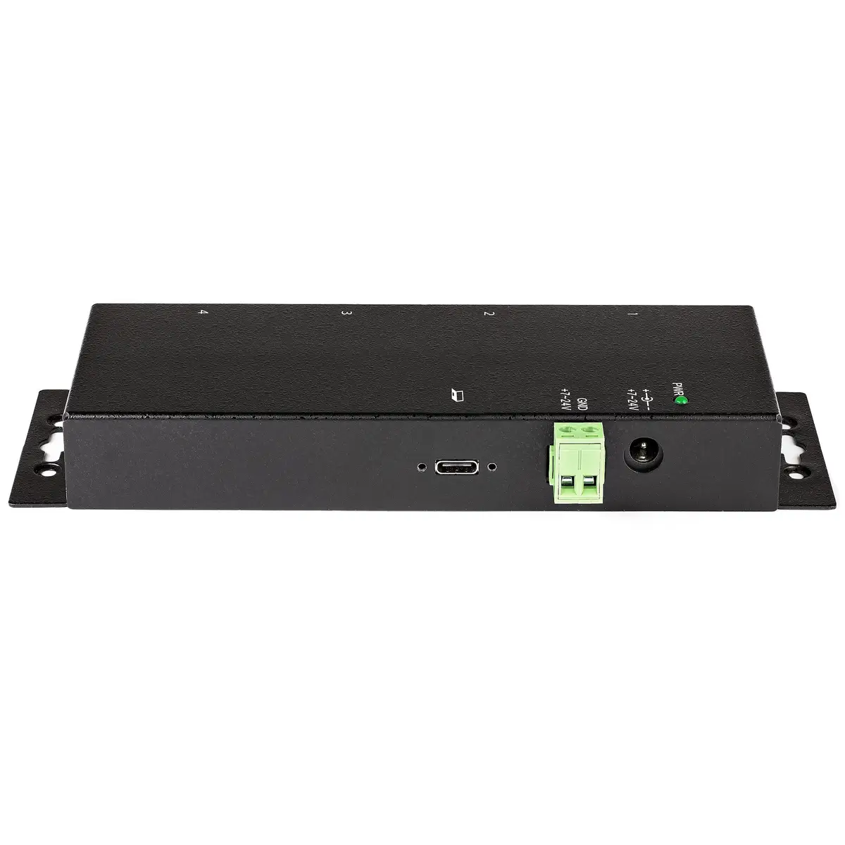 4 Port USB C Hub 10 Gbit/s Industrieller USB-C Hub aus Metall 2xUSB-C/A