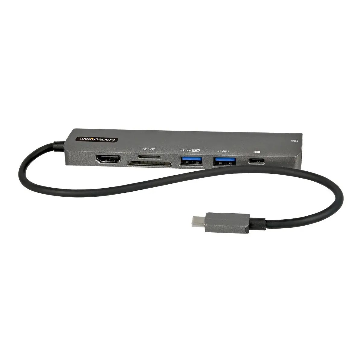 USB-C Multiport Adapter, USB-C auf 4K 60Hz HDMI 2.0, 100W PD Pass-Through, SD