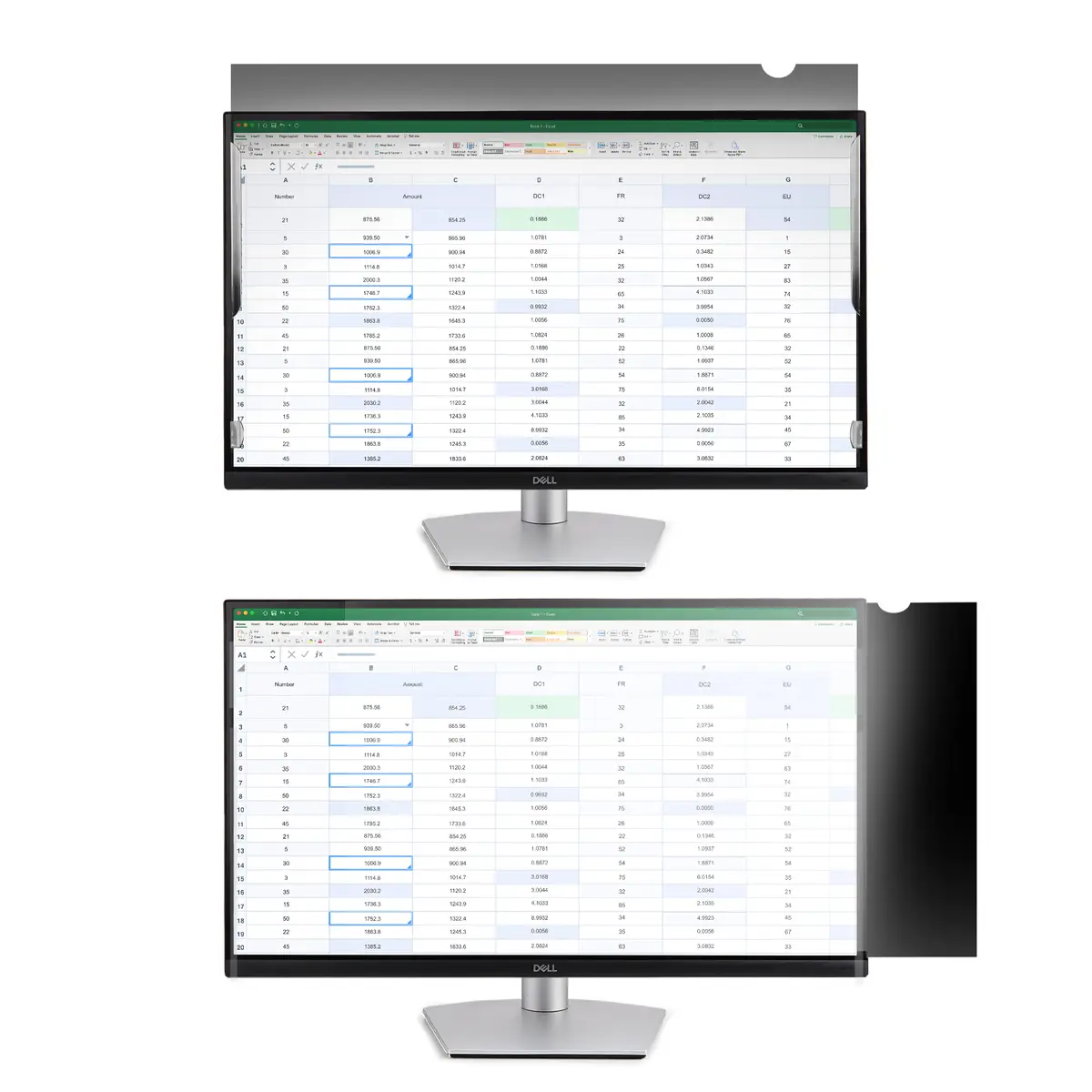 Displayschutzfolie (56cm) (22") Universal 16:10 Breitbild Matt/Hochglanz