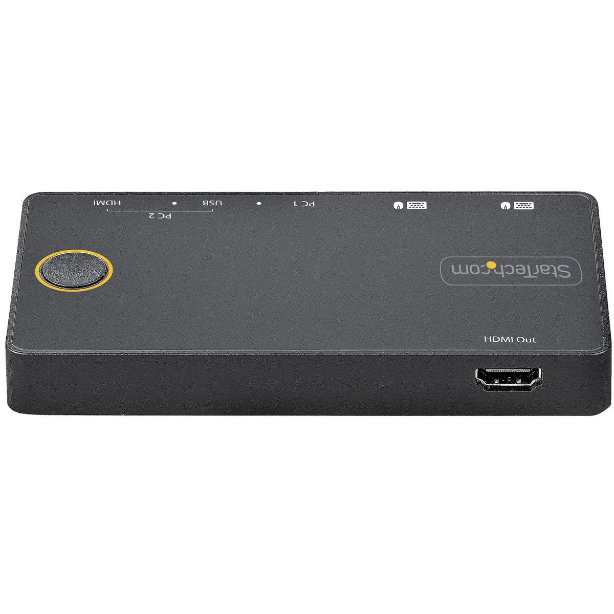 2 Port Hybrid KVM Switch HDMI + USB-A & USB-C, 4K 60Hz HDMI 2.0 Monitor