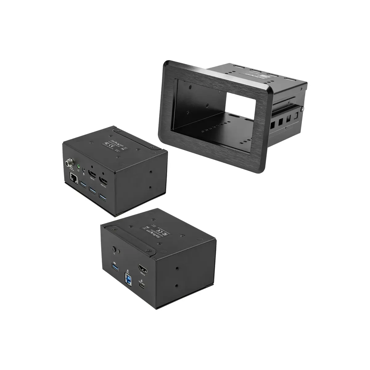 Tischanschlussfeld mit Laptop-Dockingstation 4K HDMI USB-C/USB-A PD