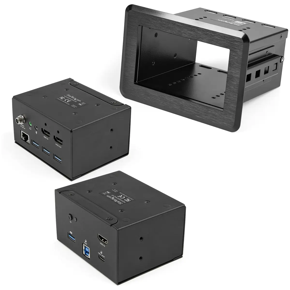 Tischanschlussfeld mit Laptop-Dockingstation 4K HDMI USB-C/USB-A PD