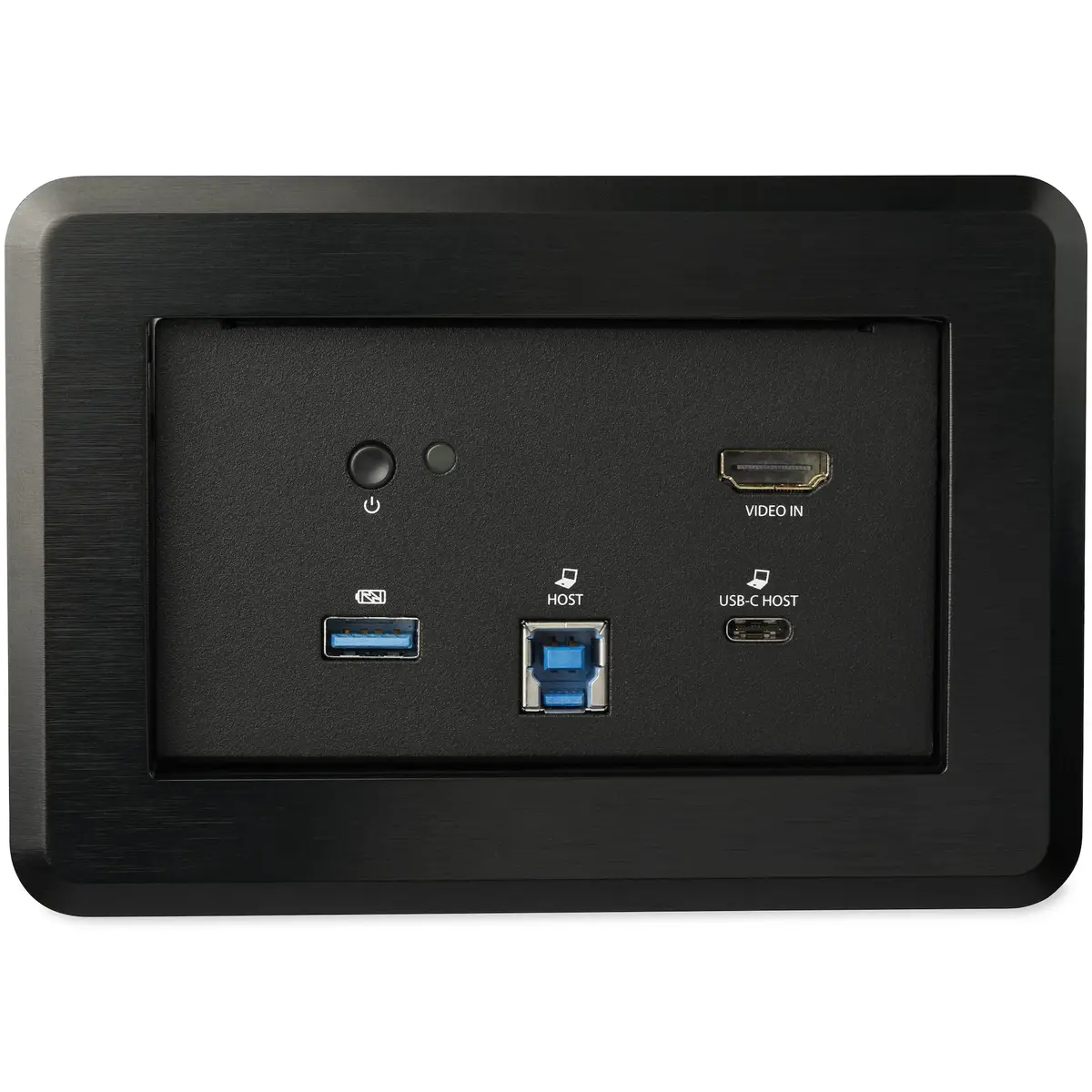 Tischanschlussfeld mit Laptop-Dockingstation 4K HDMI USB-C/USB-A PD