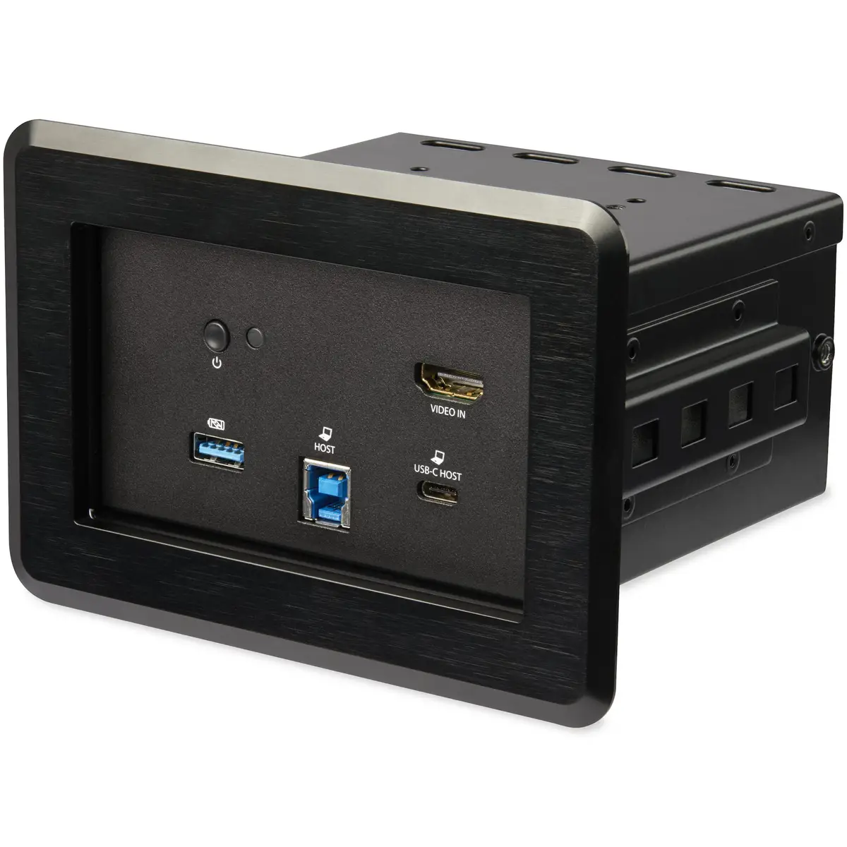 Tischanschlussfeld mit Laptop-Dockingstation 4K HDMI USB-C/USB-A PD
