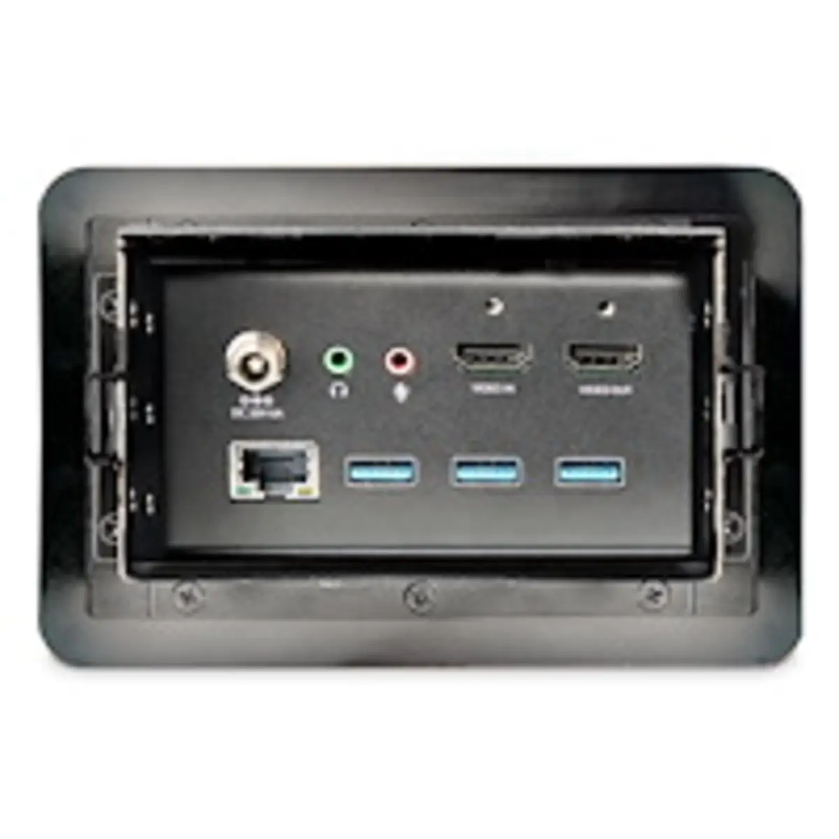 Tischanschlussfeld mit Laptop-Dockingstation 4K HDMI USB-C/USB-A PD