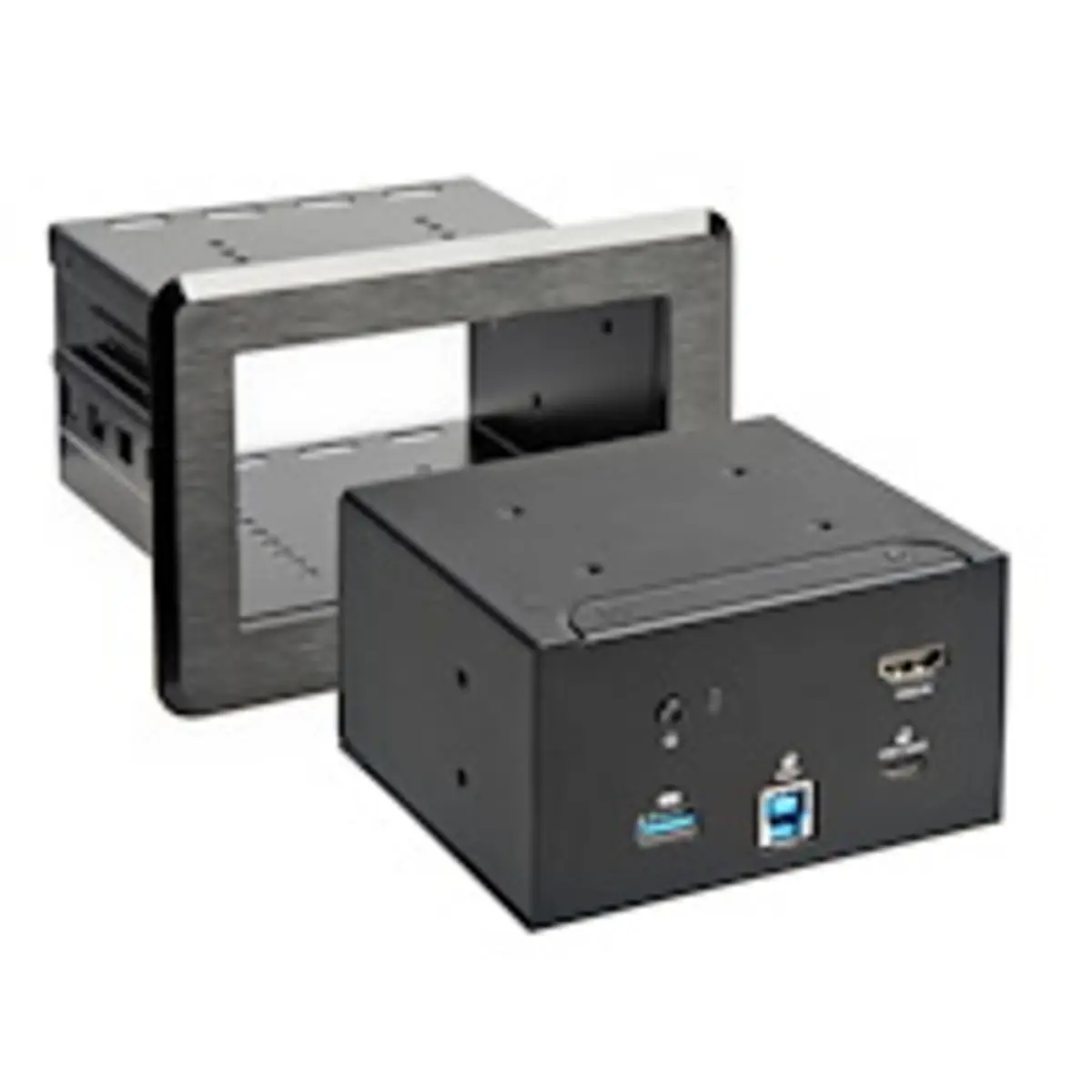 Tischanschlussfeld mit Laptop-Dockingstation 4K HDMI USB-C/USB-A PD