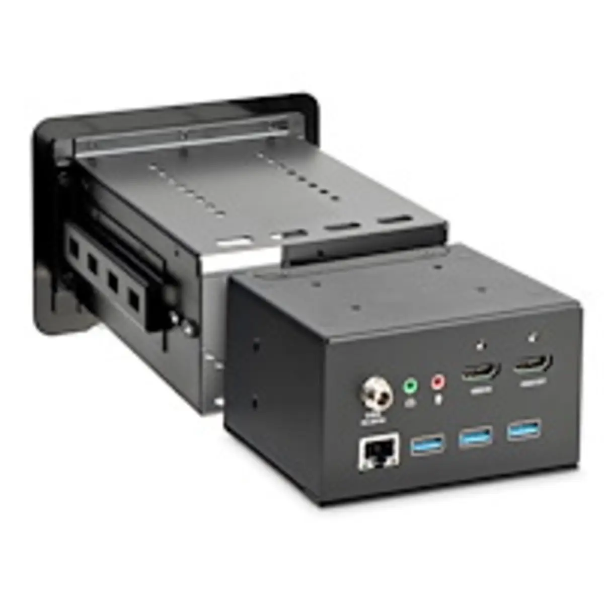 Tischanschlussfeld mit Laptop-Dockingstation 4K HDMI USB-C/USB-A PD