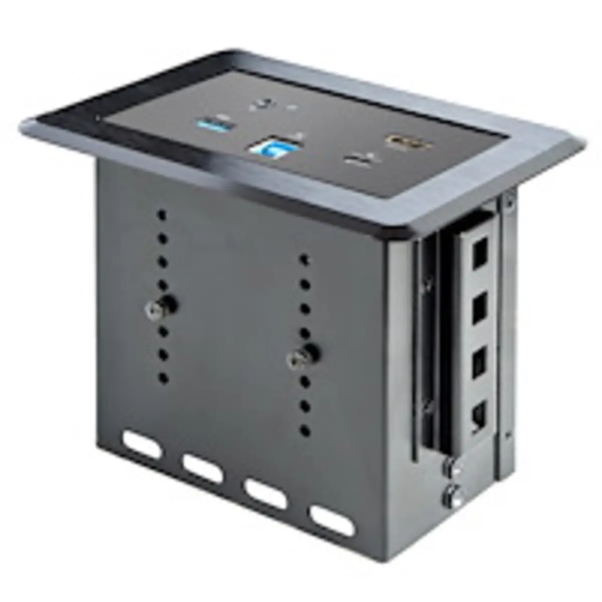 Tischanschlussfeld mit Laptop-Dockingstation 4K HDMI USB-C/USB-A PD