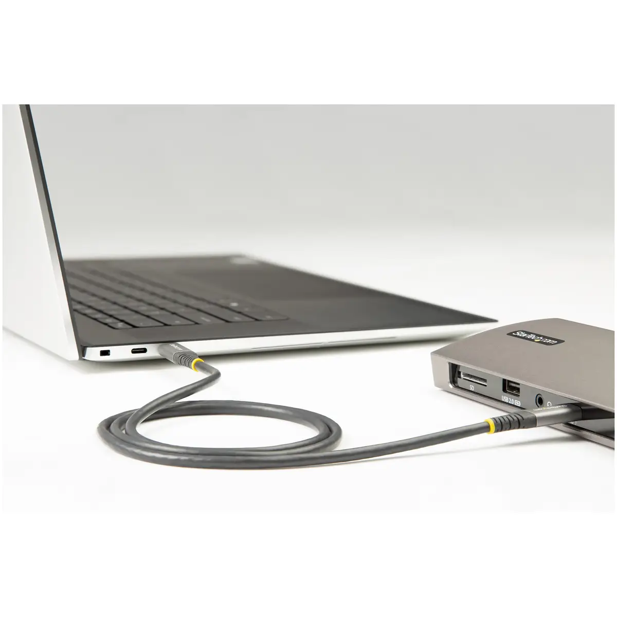USB-C Kabel USB-C/USB-C Stecker/Stecker Schwarz 0,5m