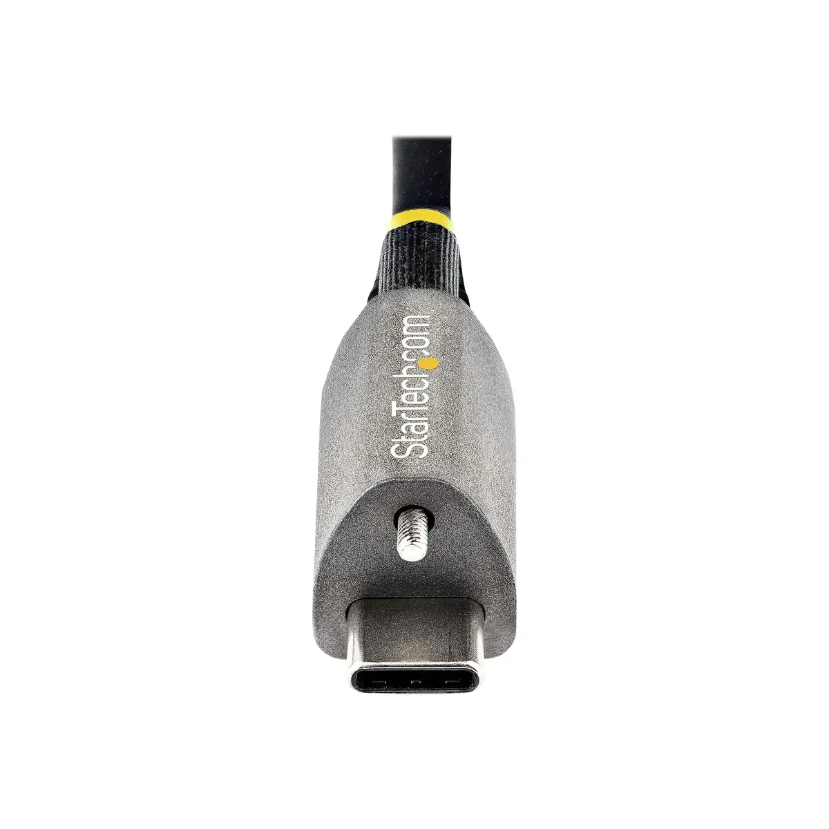 USB-C Kabel mit Oberseitiger Schraubensicherung USB-C/USB-C Stecker/Stecker Schwarz 0,5m