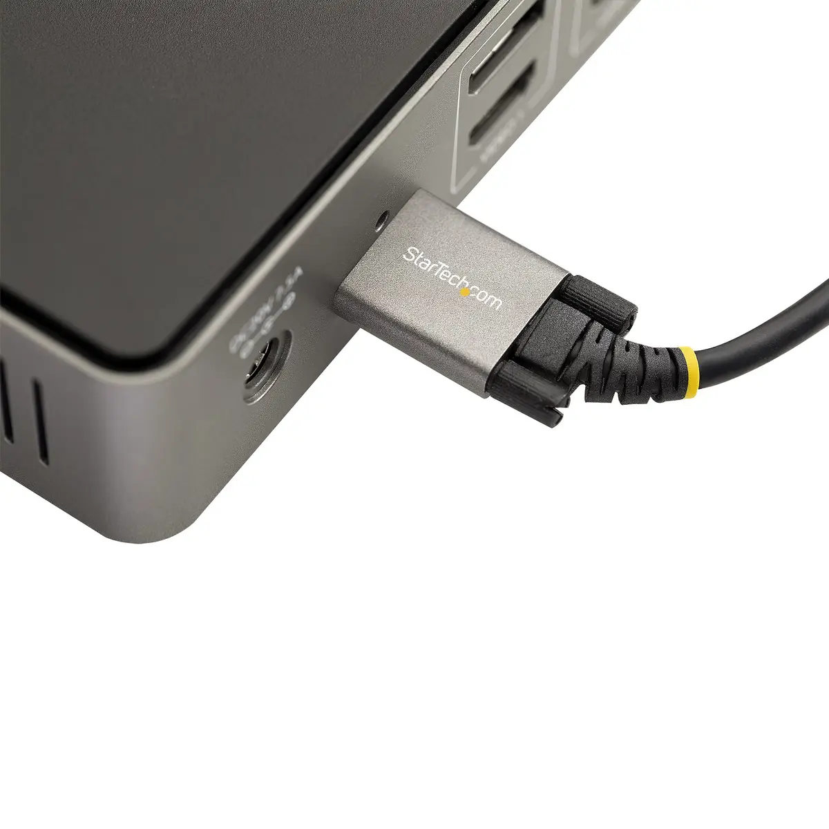 USB-C Kabel mit Schraubensicherung USB-C/USB-C Stecker/Stecker Schwarz 1m