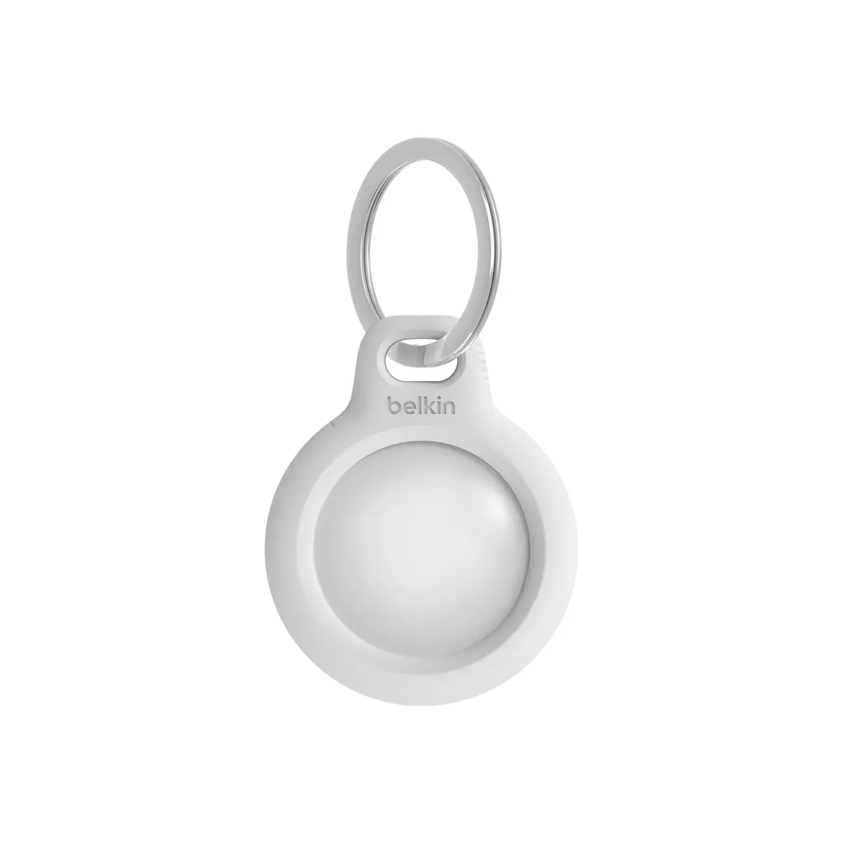 Secure Holder mit Schlüsselanhänger für Apple AirTag, weiß