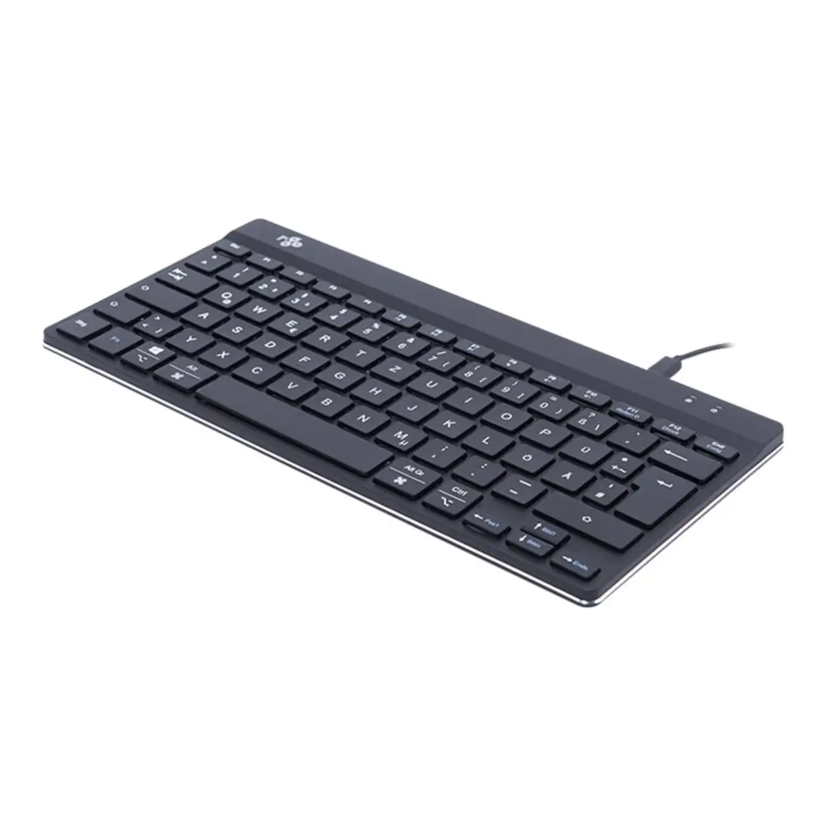 R-Go Compact Break Tastatur QWERTZ (DE) schwarz kabelgebunden