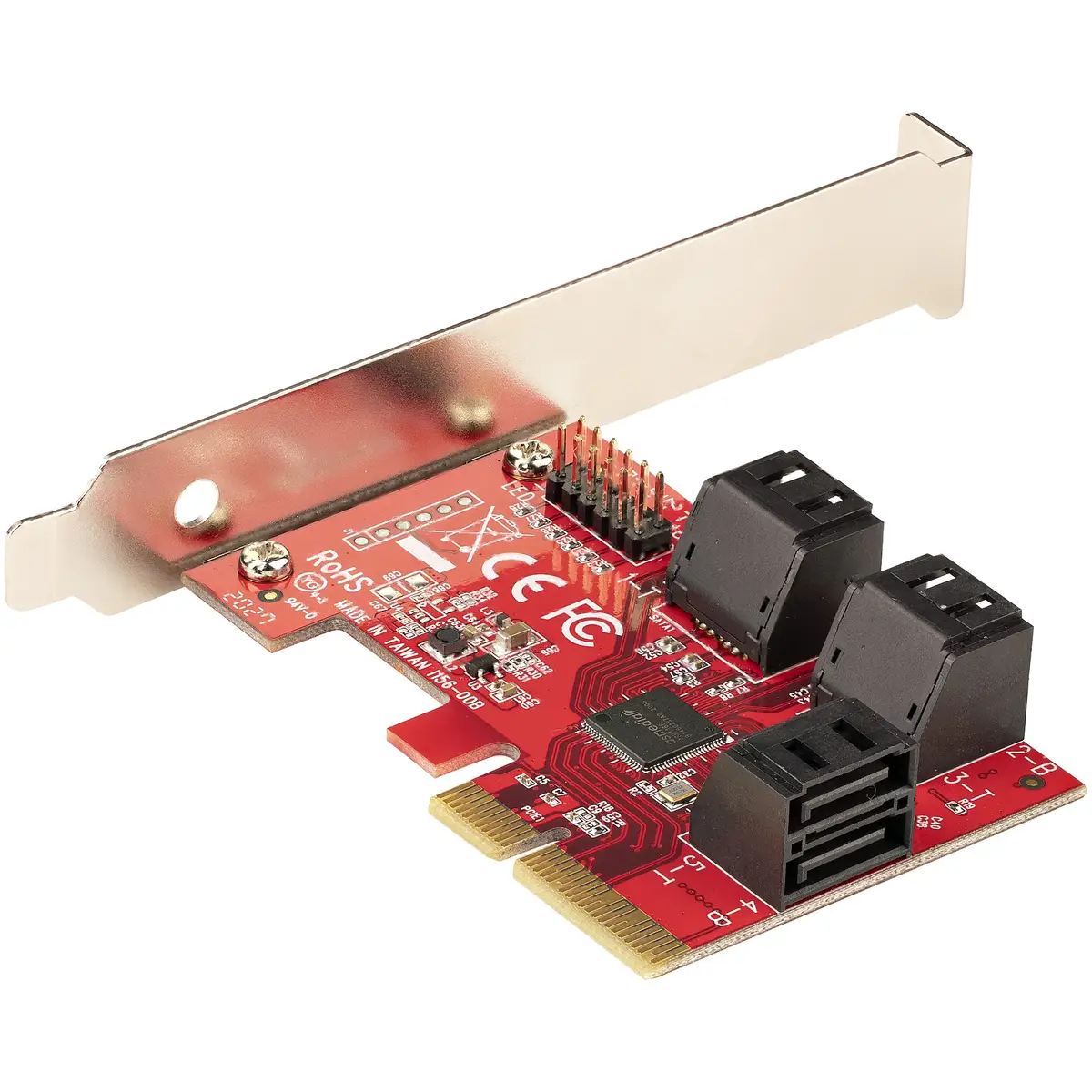 PCIe SATA Controller Karte 6 Port SATA Erweiterungskarte/Kontroller 6Gbit/s