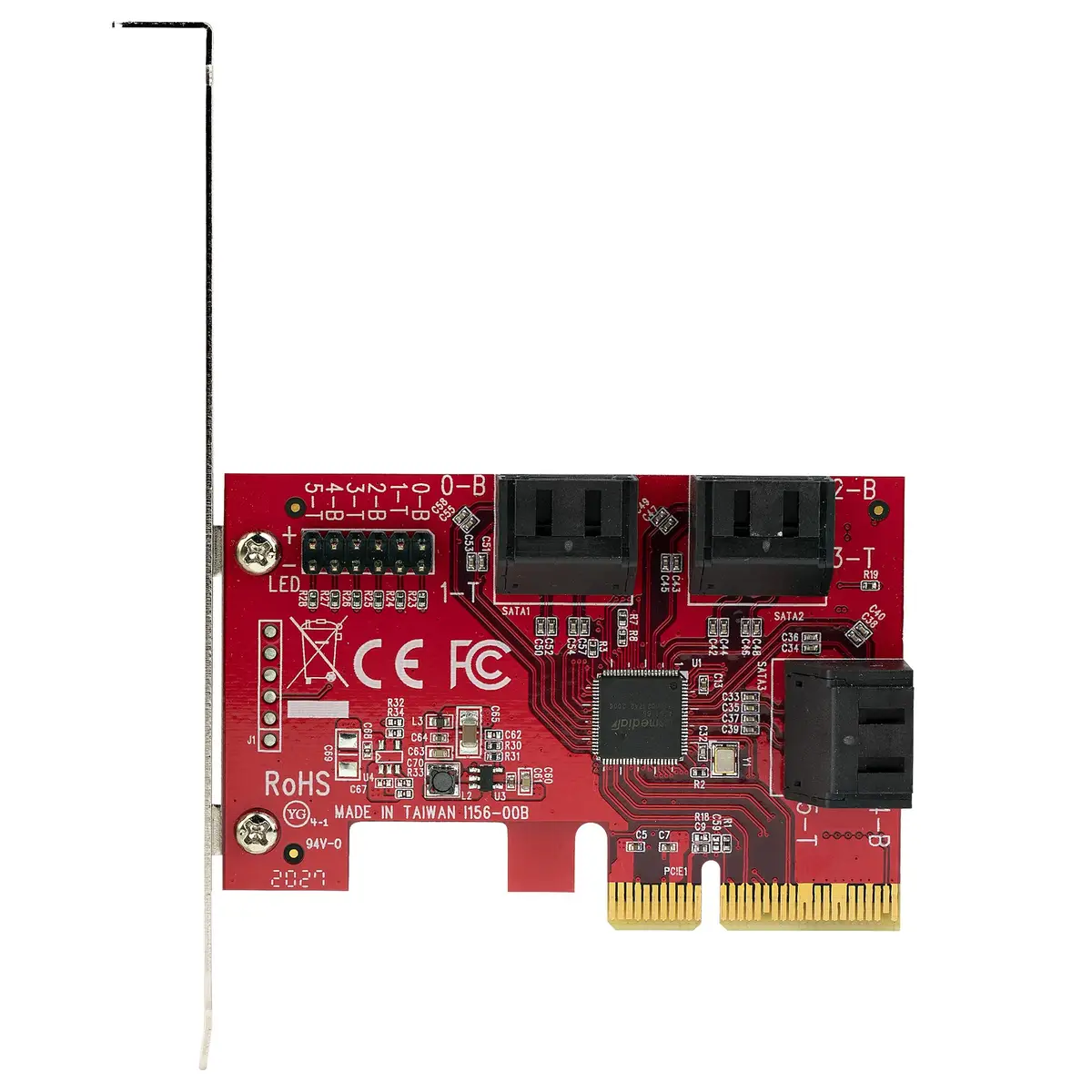PCIe SATA Controller Karte 6 Port SATA Erweiterungskarte/Kontroller 6Gbit/s