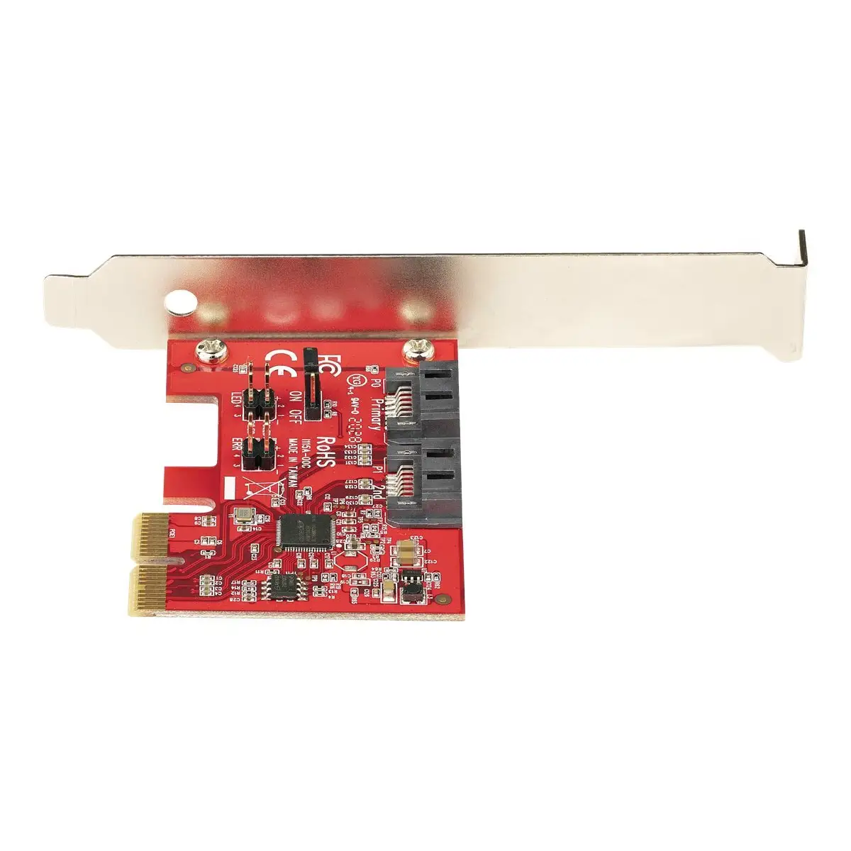 2 Port PCIe SATA RAID Controller PCIe SATA hardware RAID Full/Low Blende