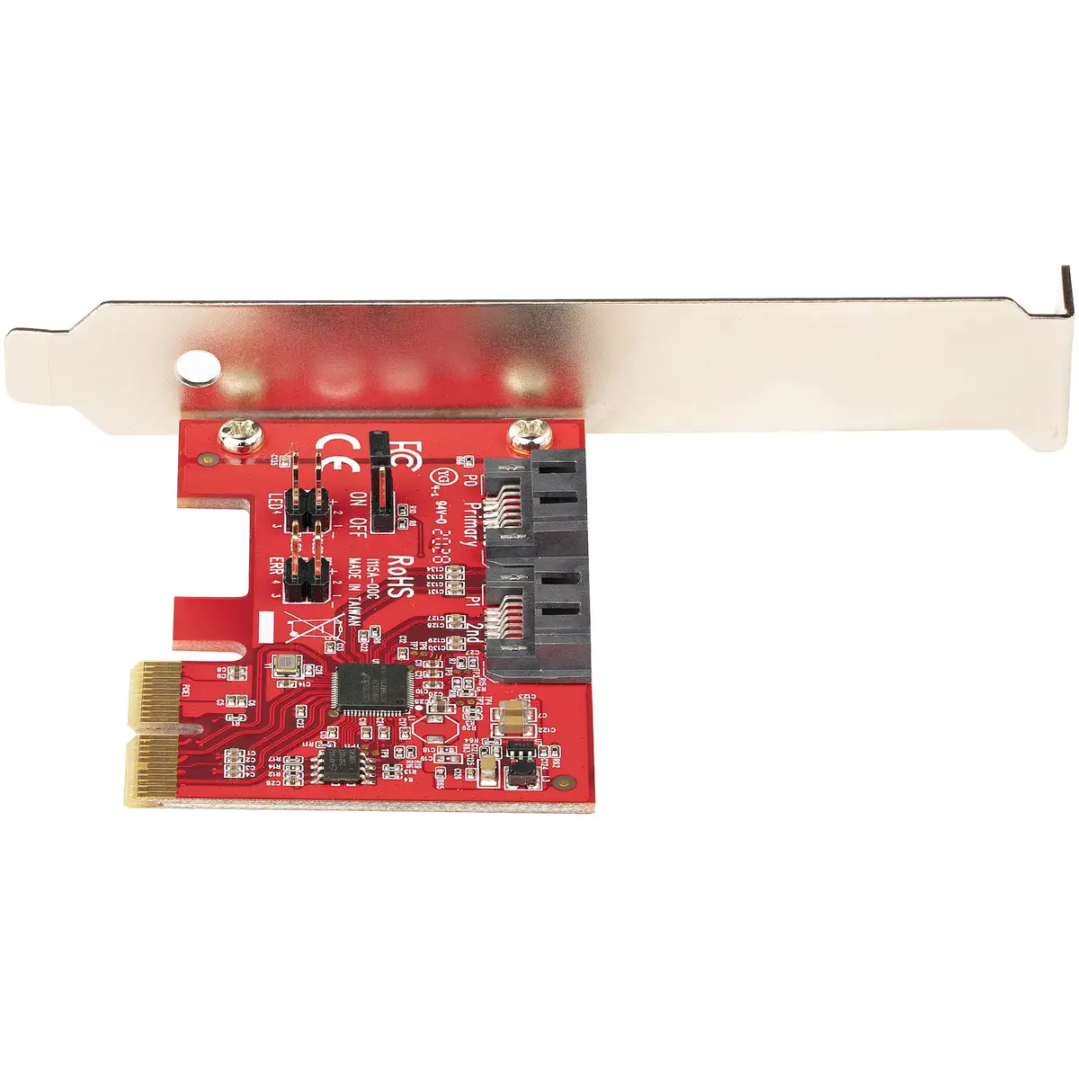 2 Port PCIe SATA RAID Controller PCIe SATA hardware RAID Full/Low Blende