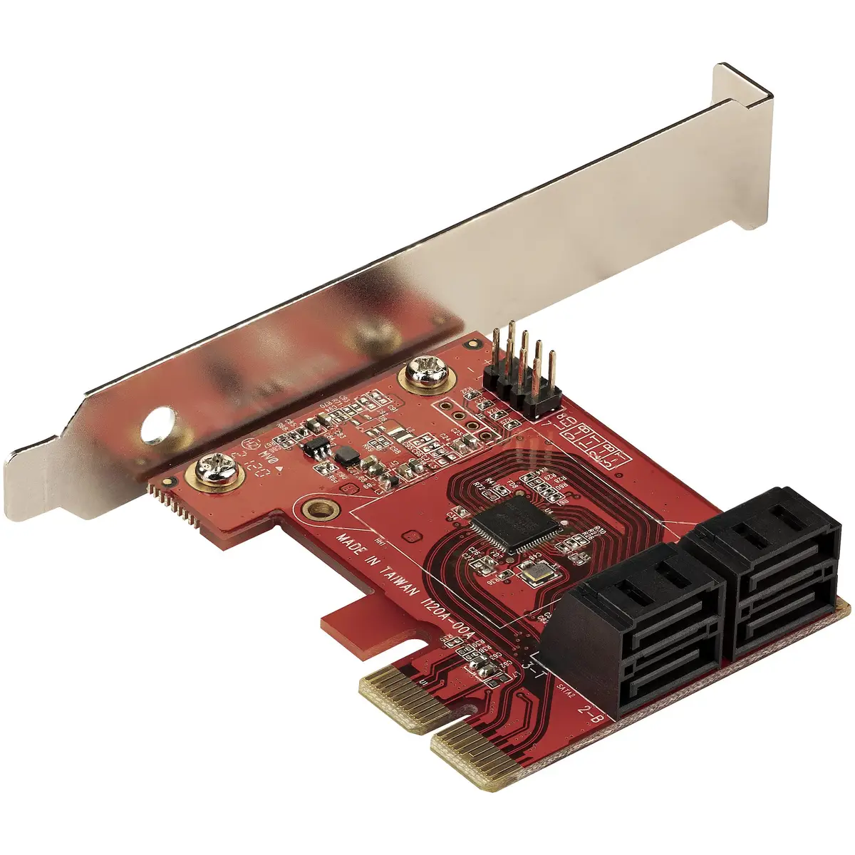 PCIe SATA Controller Karte 4 Port SATA Erweiterungskarte/Kontroller 6Gbit/s