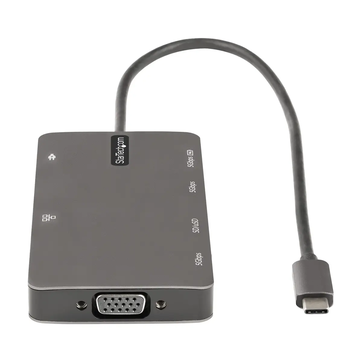 USB C Multiport Adapter HDMI 4K 30Hz/VGA Docking station 100W PD GbE SD