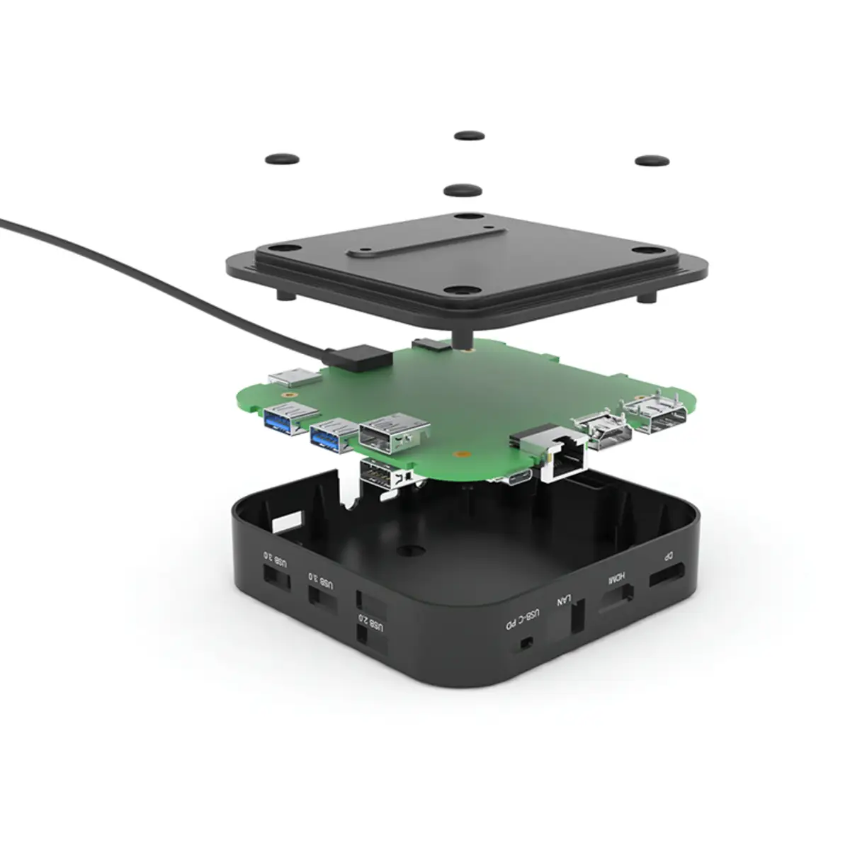 i-tec USB-C 3.1 Dockingstation Thunderbolt 3 Schwarz