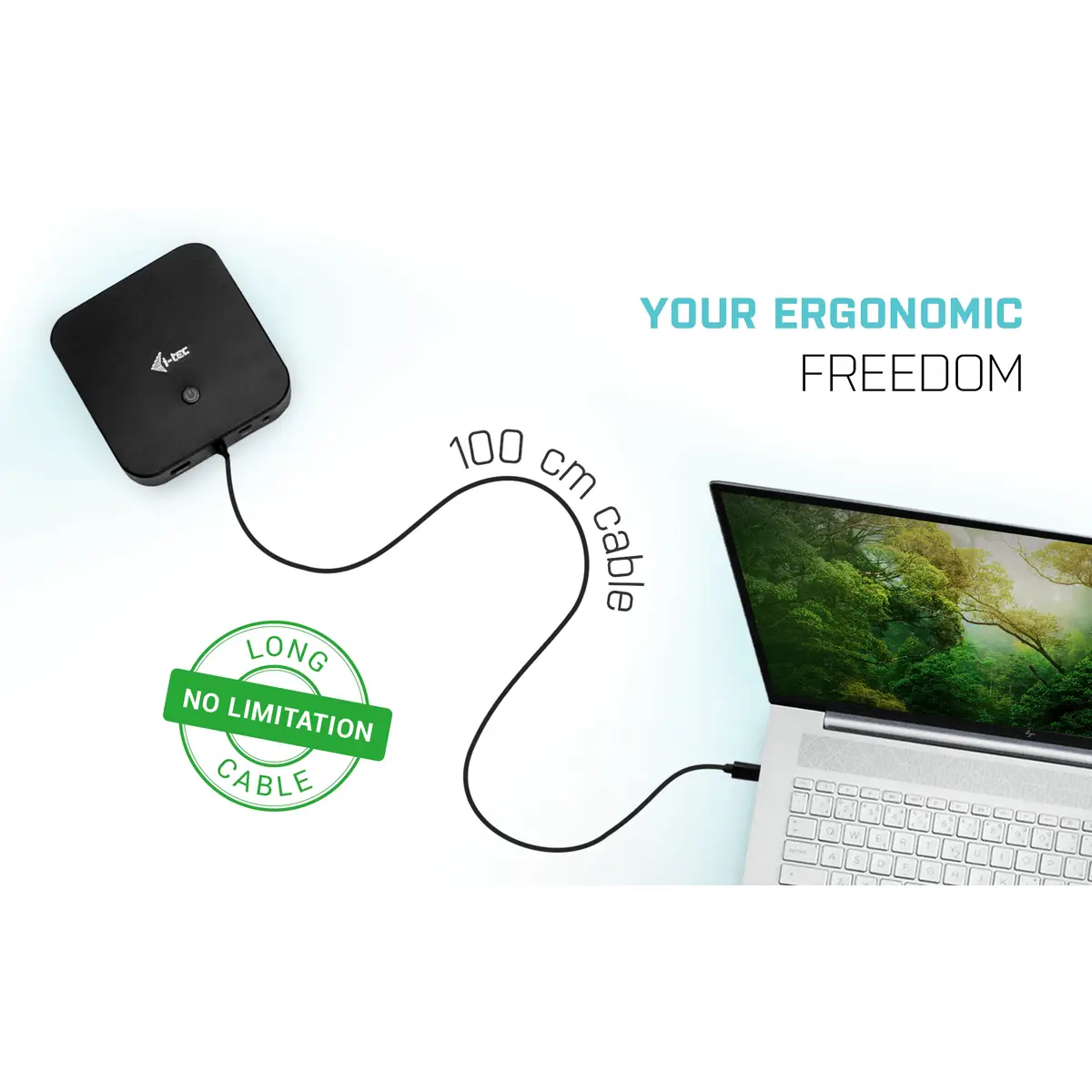 i-tec USB-C 3.1 Dockingstation Thunderbolt 3 Schwarz