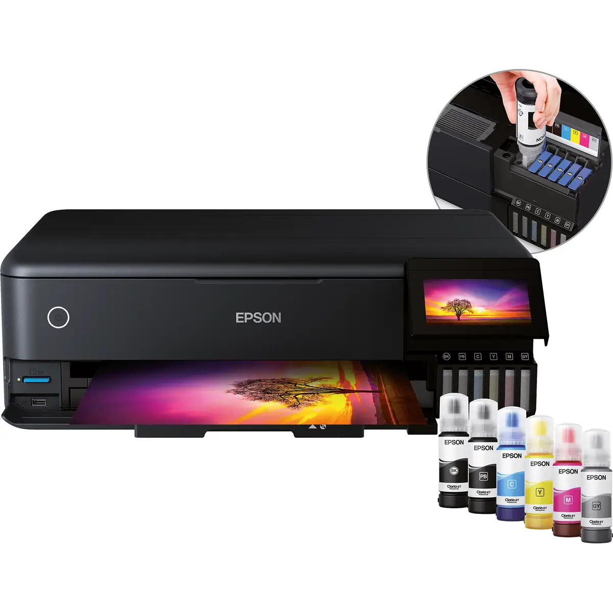 EcoTank ET-8550 A4 All-in-one Drucker/Scanner/Kopierer Farbtintenstrahldrucker