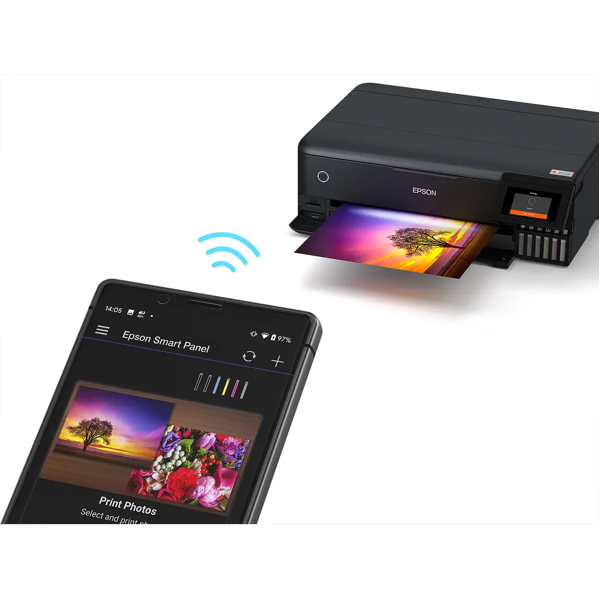 EcoTank ET-8550 A4 All-in-one Drucker/Scanner/Kopierer Farbtintenstrahldrucker