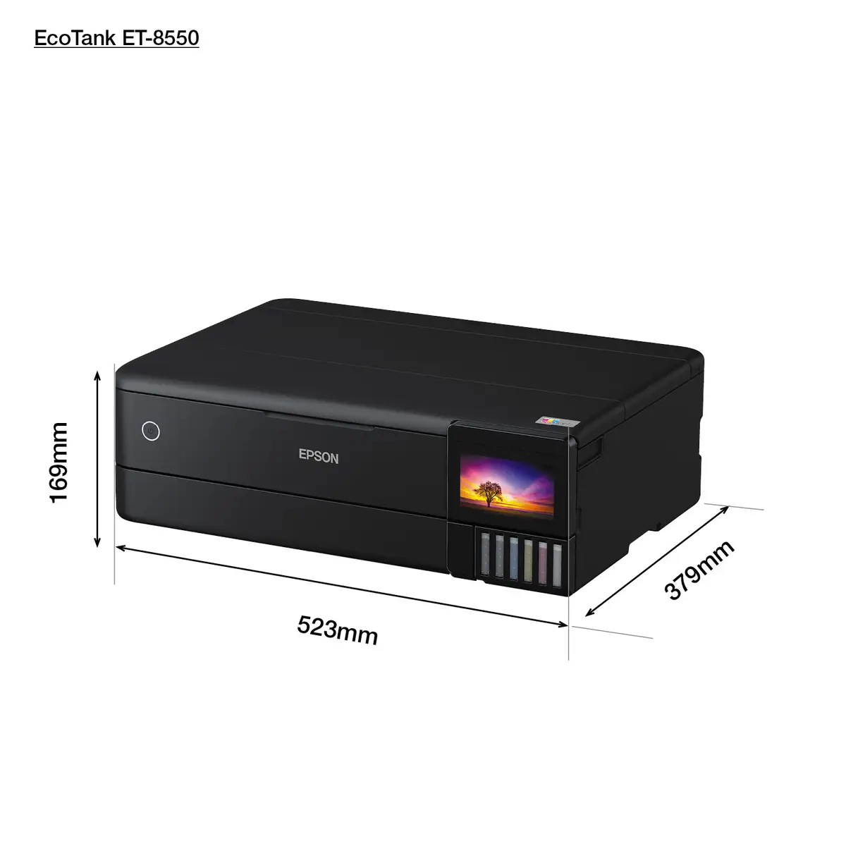 EcoTank ET-8550 A4 All-in-one Drucker/Scanner/Kopierer Farbtintenstrahldrucker