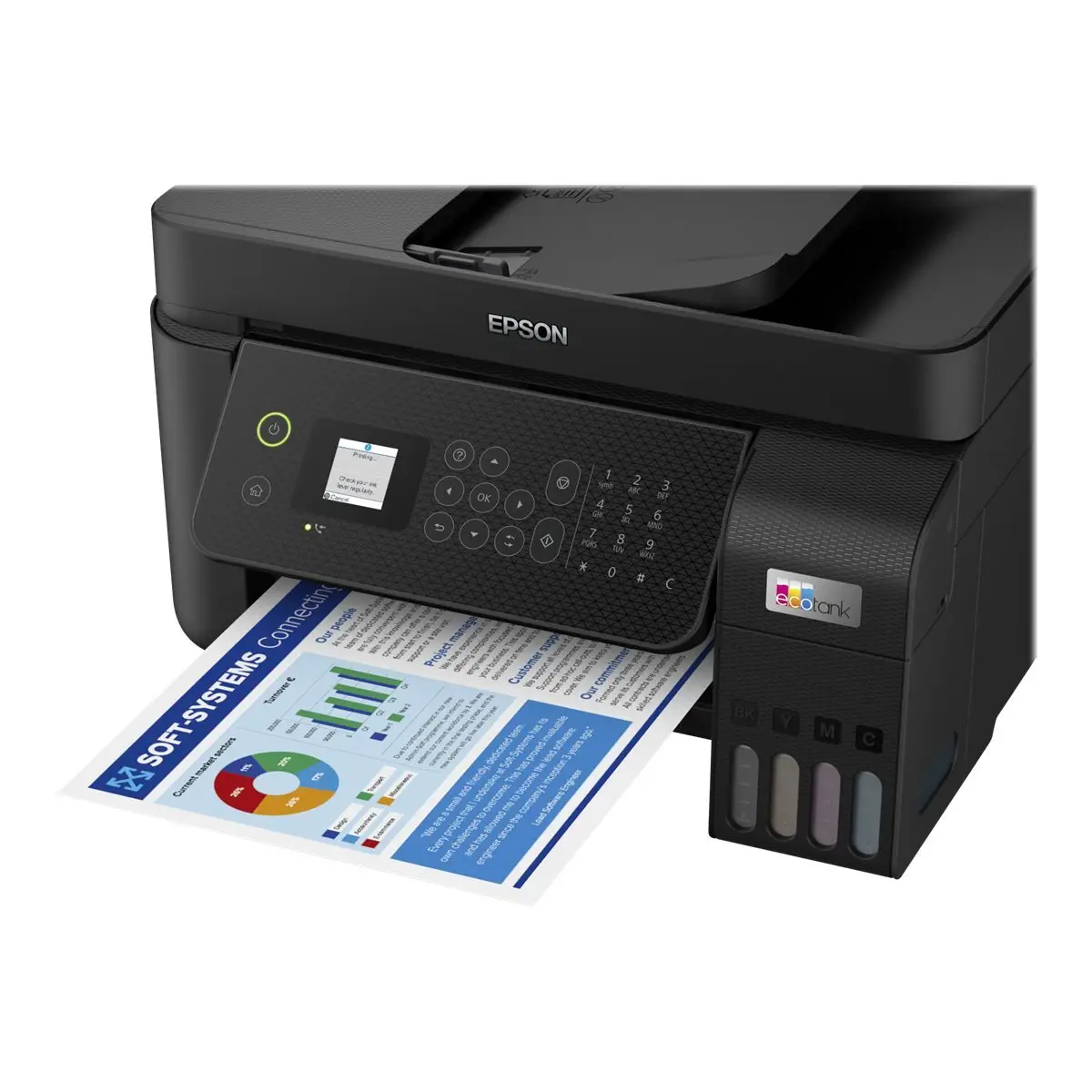 EcoTank ET-4800 A4 All-in-one Drucker/Scanner/Kopierer/Fax Tintenstrahldrucker Duplex,