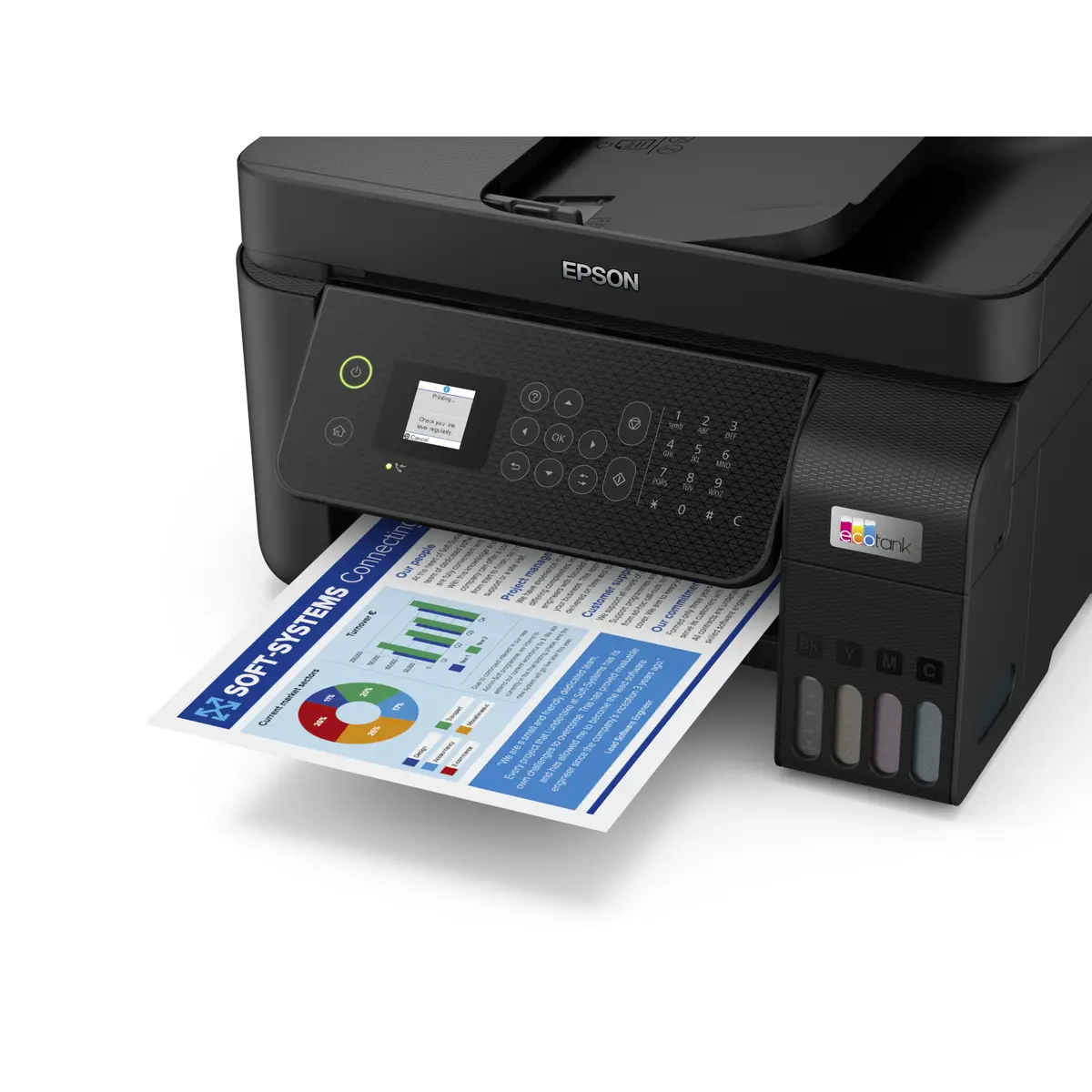 EcoTank ET-4800 A4 All-in-one Drucker/Scanner/Kopierer/Fax Tintenstrahldrucker Duplex,
