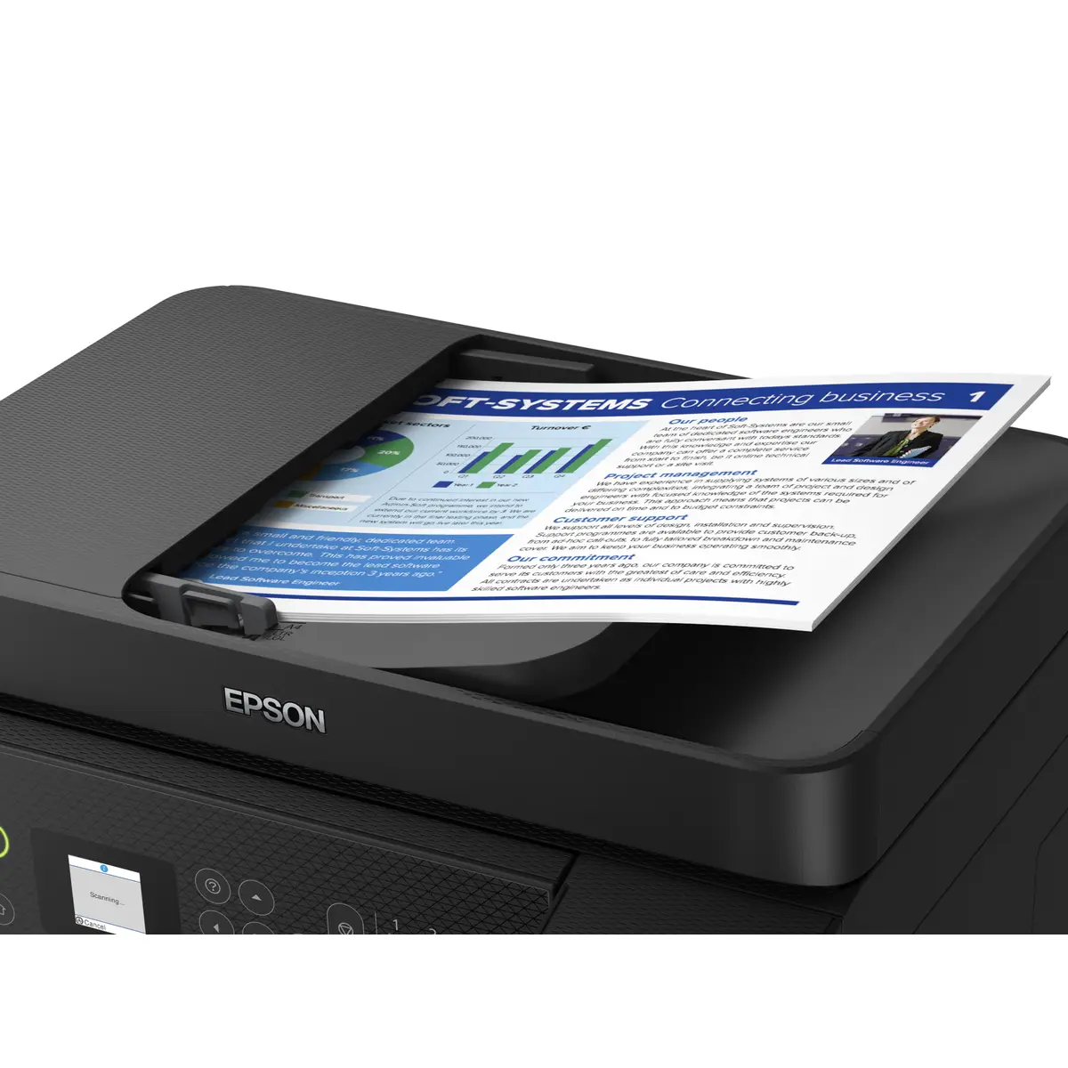 EcoTank ET-4800 A4 All-in-one Drucker/Scanner/Kopierer/Fax Tintenstrahldrucker Duplex,
