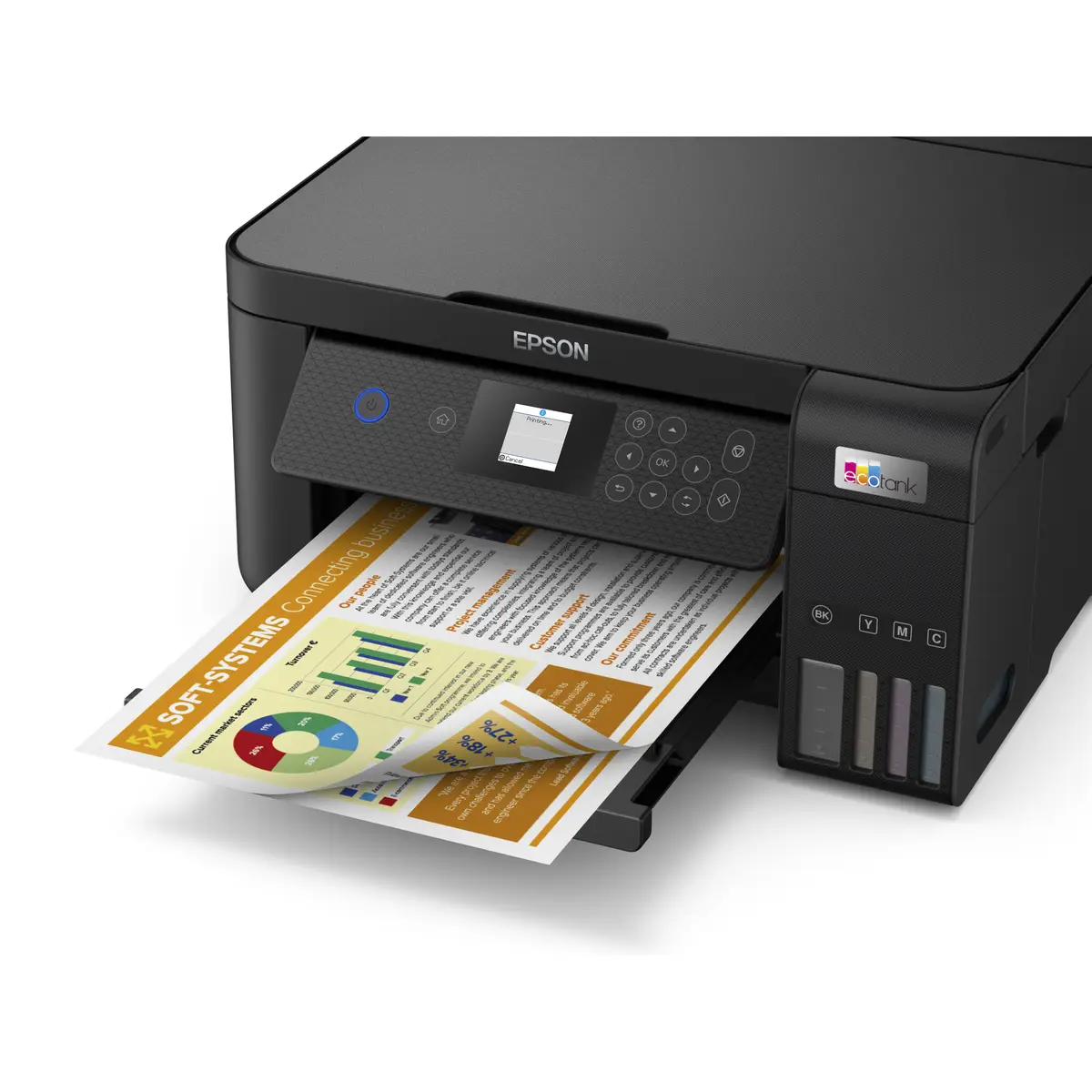 EcoTank ET-2850 A4 All-in-one Drucker/Scanner/Kopierer Farbtintenstrahldrucker Duplex,