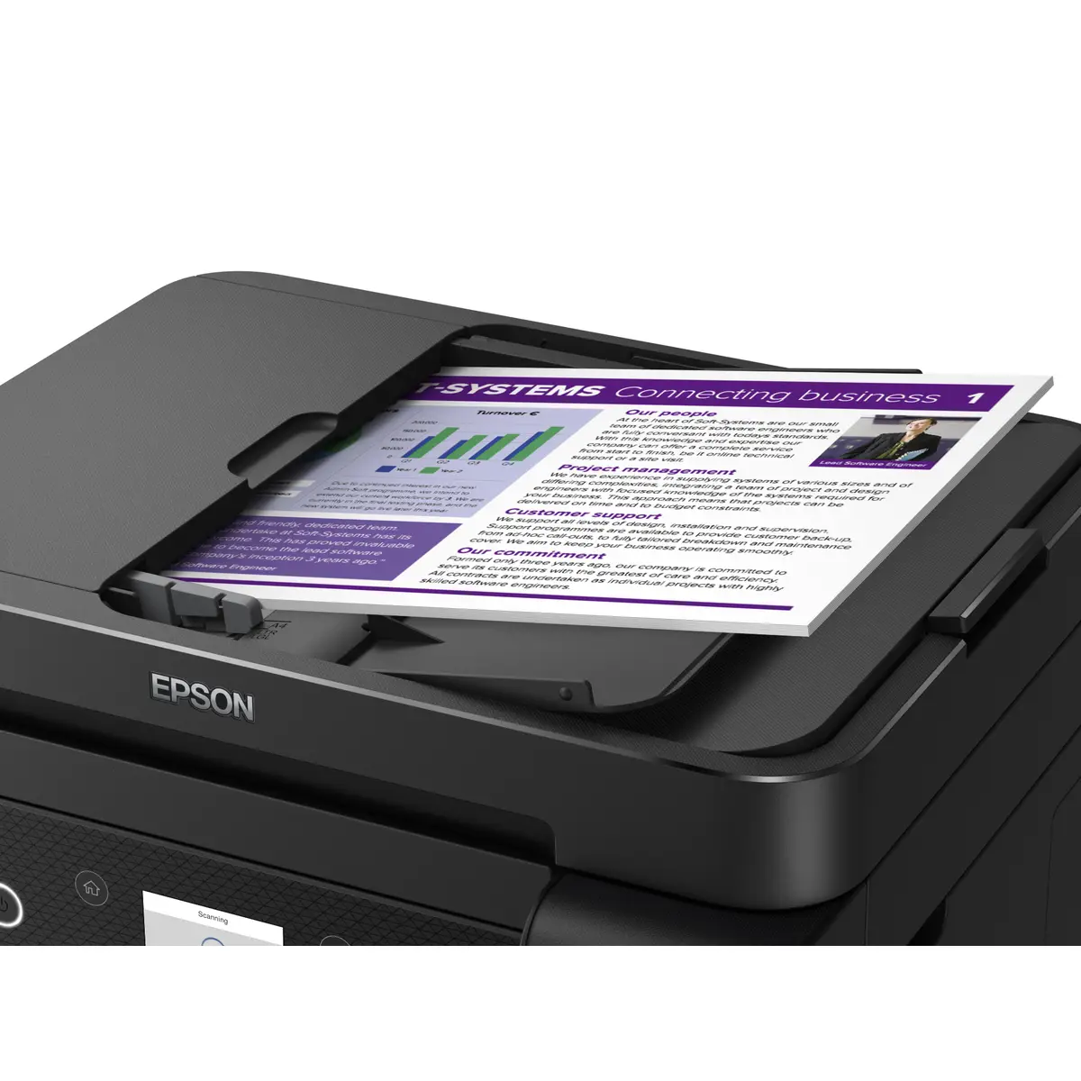 EcoTank ET-3850 A4 All-in-one Drucker/Scanner/Kopierer Ttintenstrahldrucker Duplex