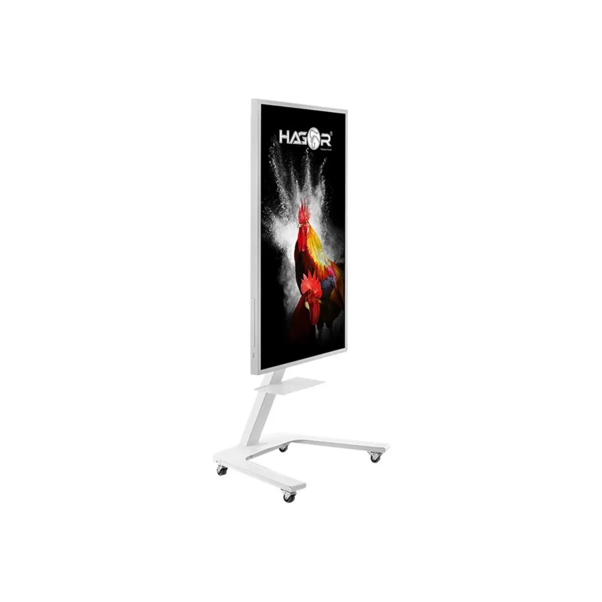 ST SA Flip II - Wagen für LCD-Display - weiß - Bildschirmgröße: 165.1 cm (65")