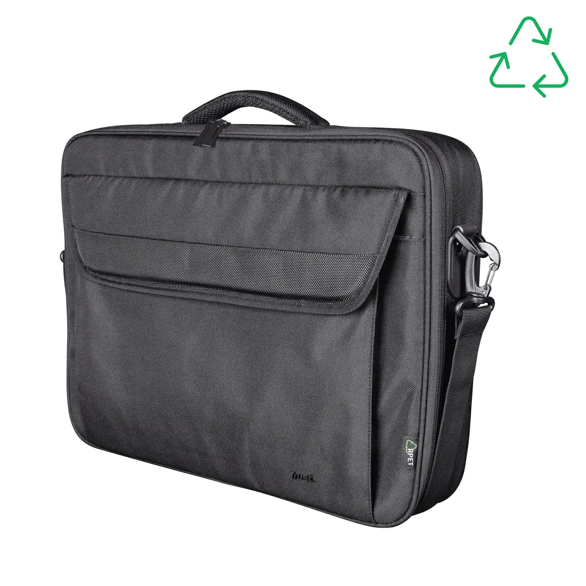 Atlanta Recycled Bag für 39,6cm (15,6") Notebooks schwarz