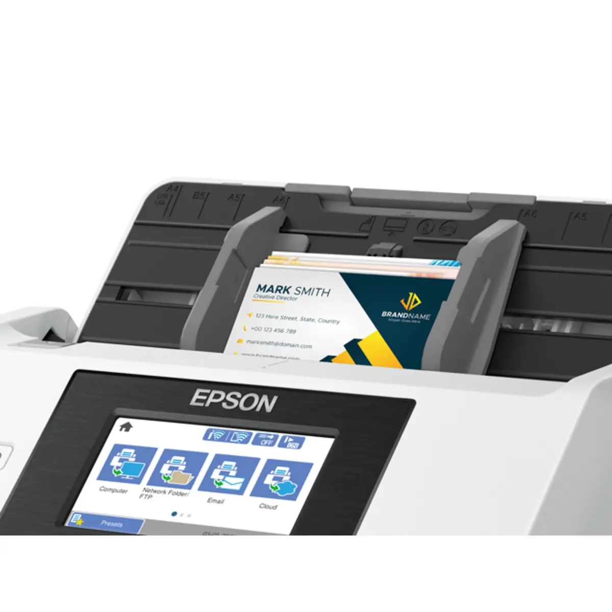 WorkForce DS-790WN 600 dpi A4 45ppm 100 Blatt ZSB 3.0 Gigabit LAN Wi-Fi