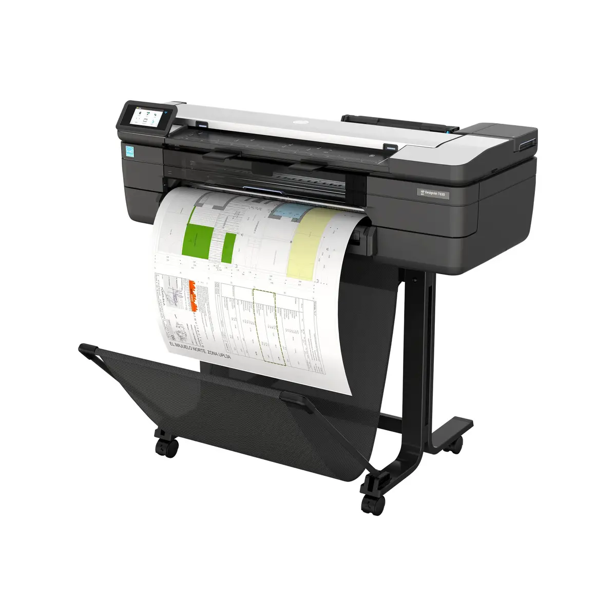 DesignJet T830 610 mm (24") All-in-One Drucker/Kopierer/Scanner Farbtintenstrahldruck