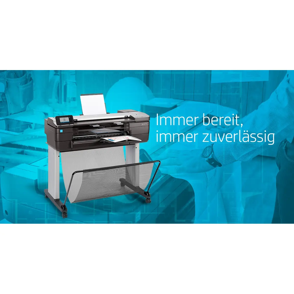 DesignJet T830 610 mm (24") All-in-One Drucker/Kopierer/Scanner Farbtintenstrahldruck