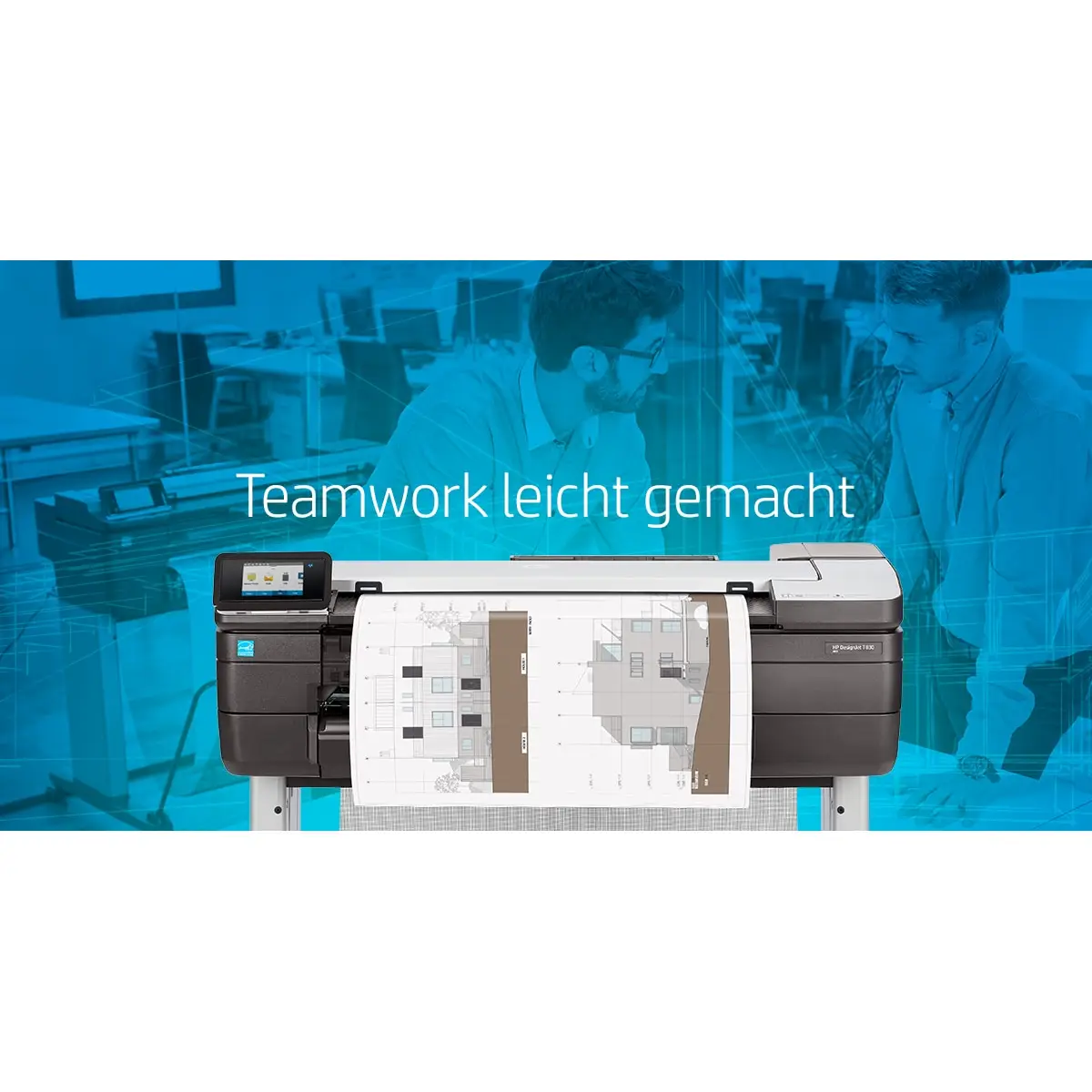 DesignJet T830 610 mm (24") All-in-One Drucker/Kopierer/Scanner Farbtintenstrahldruck
