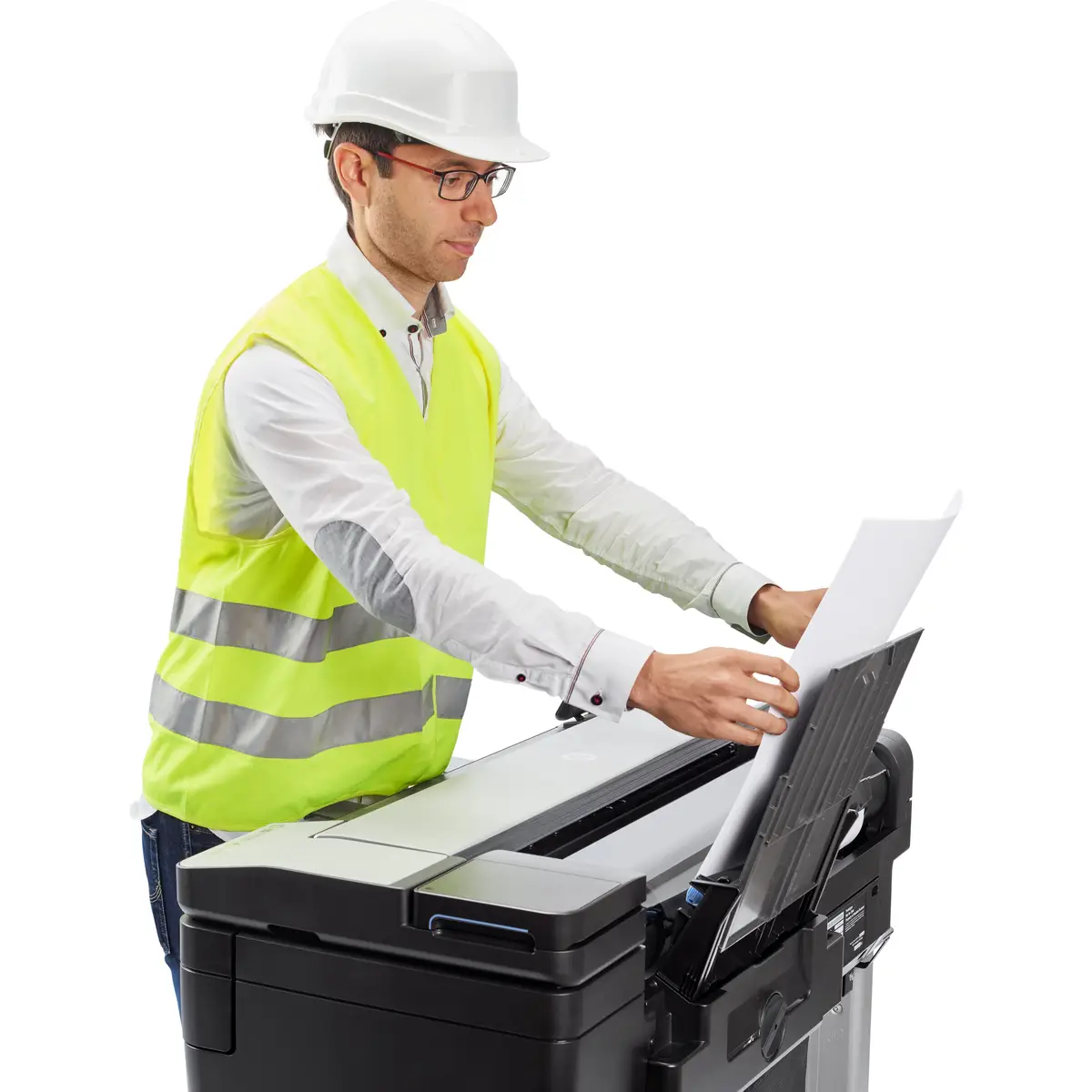 DesignJet T830 610 mm (24") All-in-One Drucker/Kopierer/Scanner Farbtintenstrahldruck
