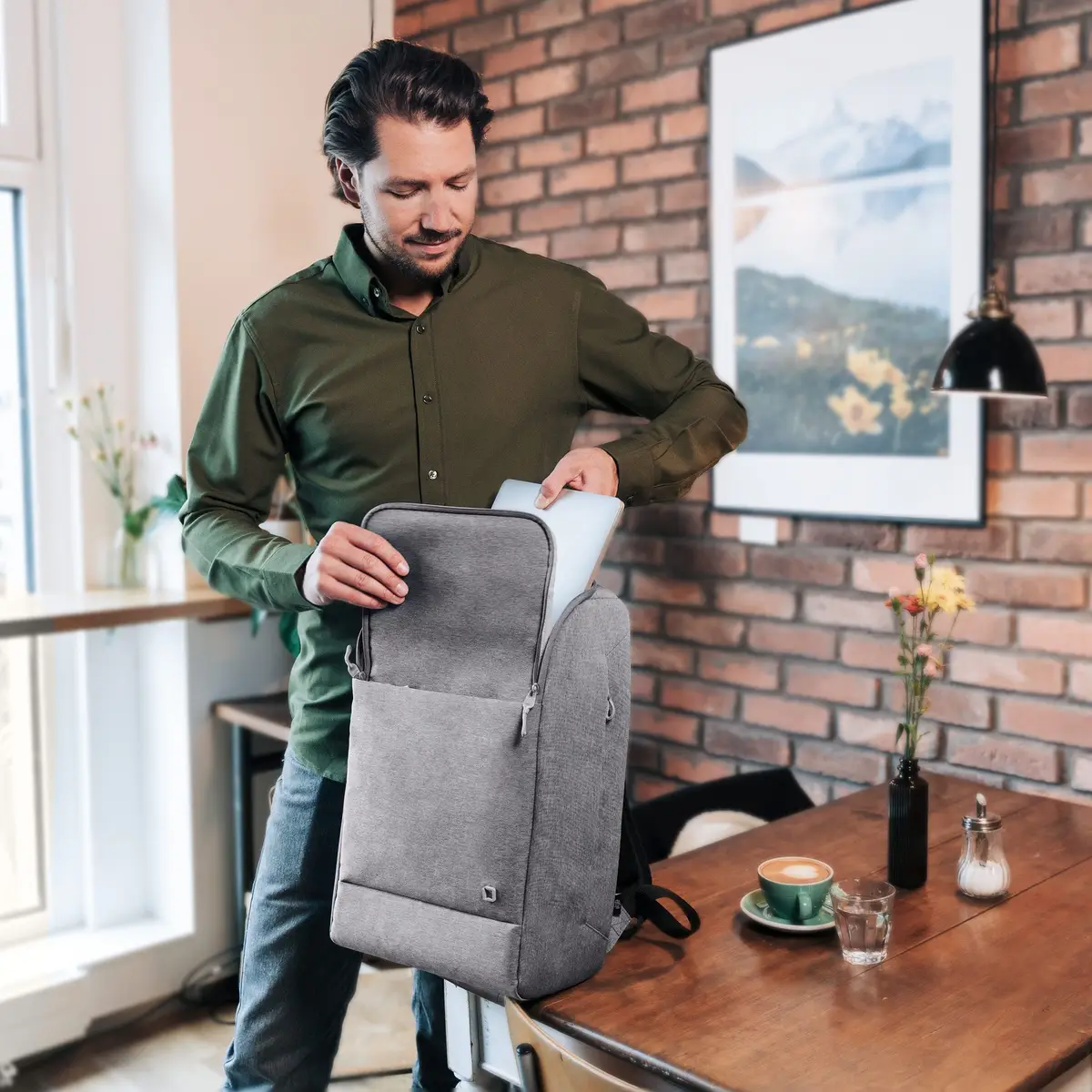 Eco Backpack MOTION für 39,6cm (15,6”) Notebooks Light Grey