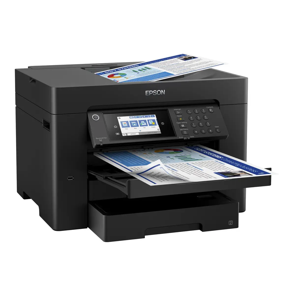 WorkForce WF-7830DTWF A3 All-in-One Drucker/Scanner/Kopierer/Fax Farbtintenstrahldrucker Duplex